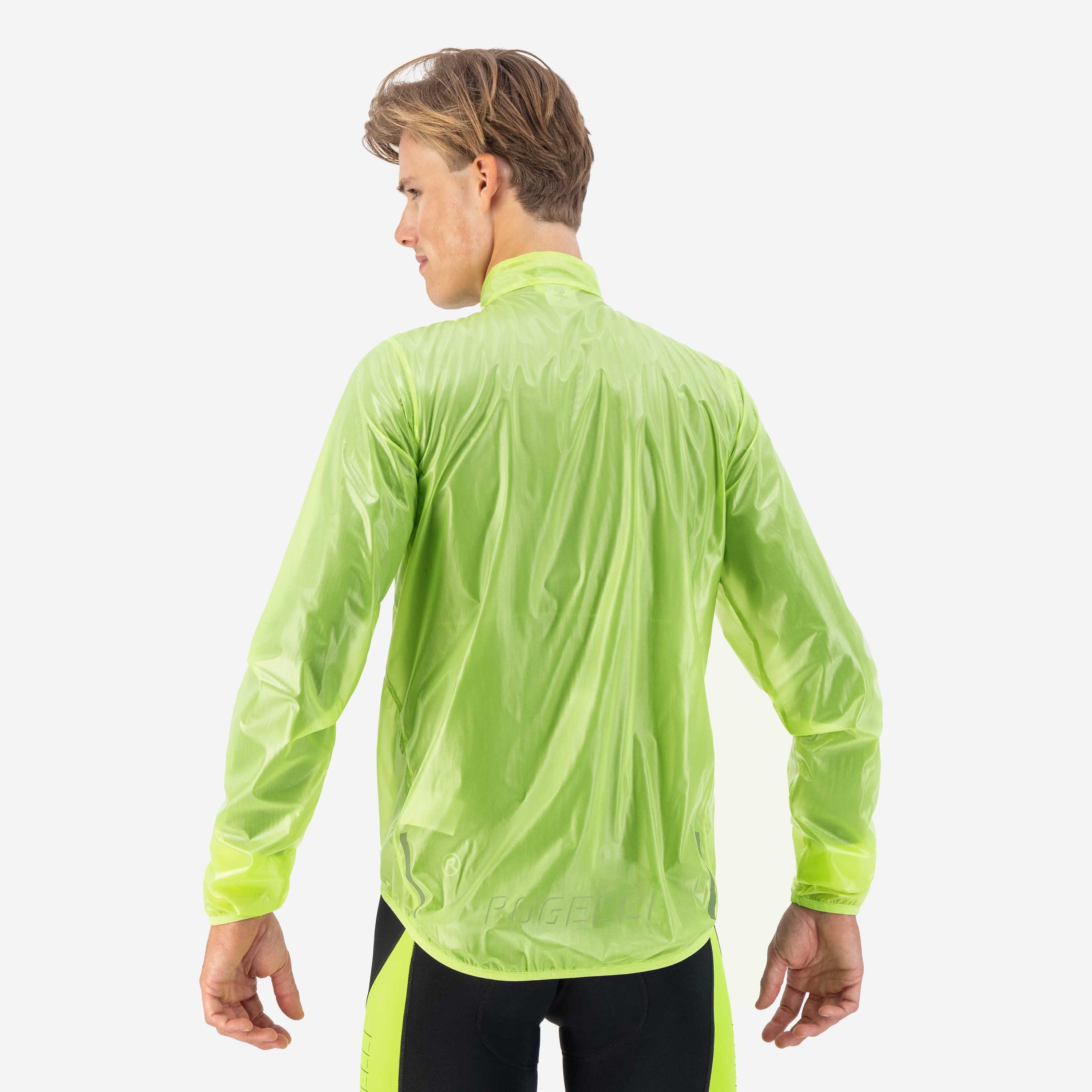 Emergency rain jacket Men - Neon yellow
