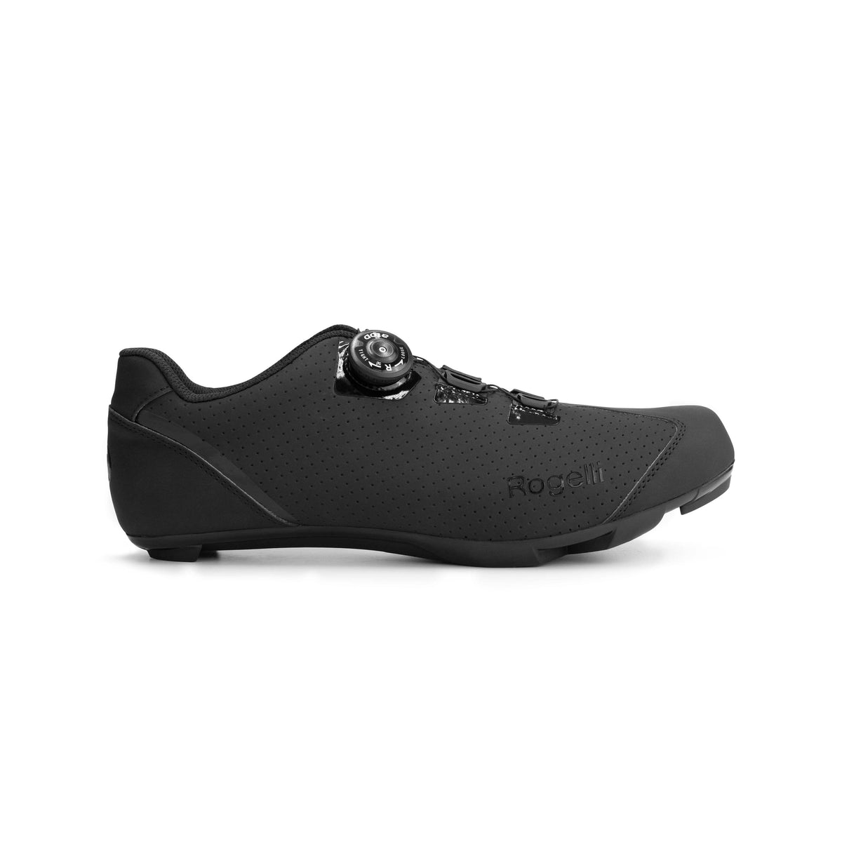 Chaussures de cyclisme Rogelli R400 extérieur de cyclisme noir.