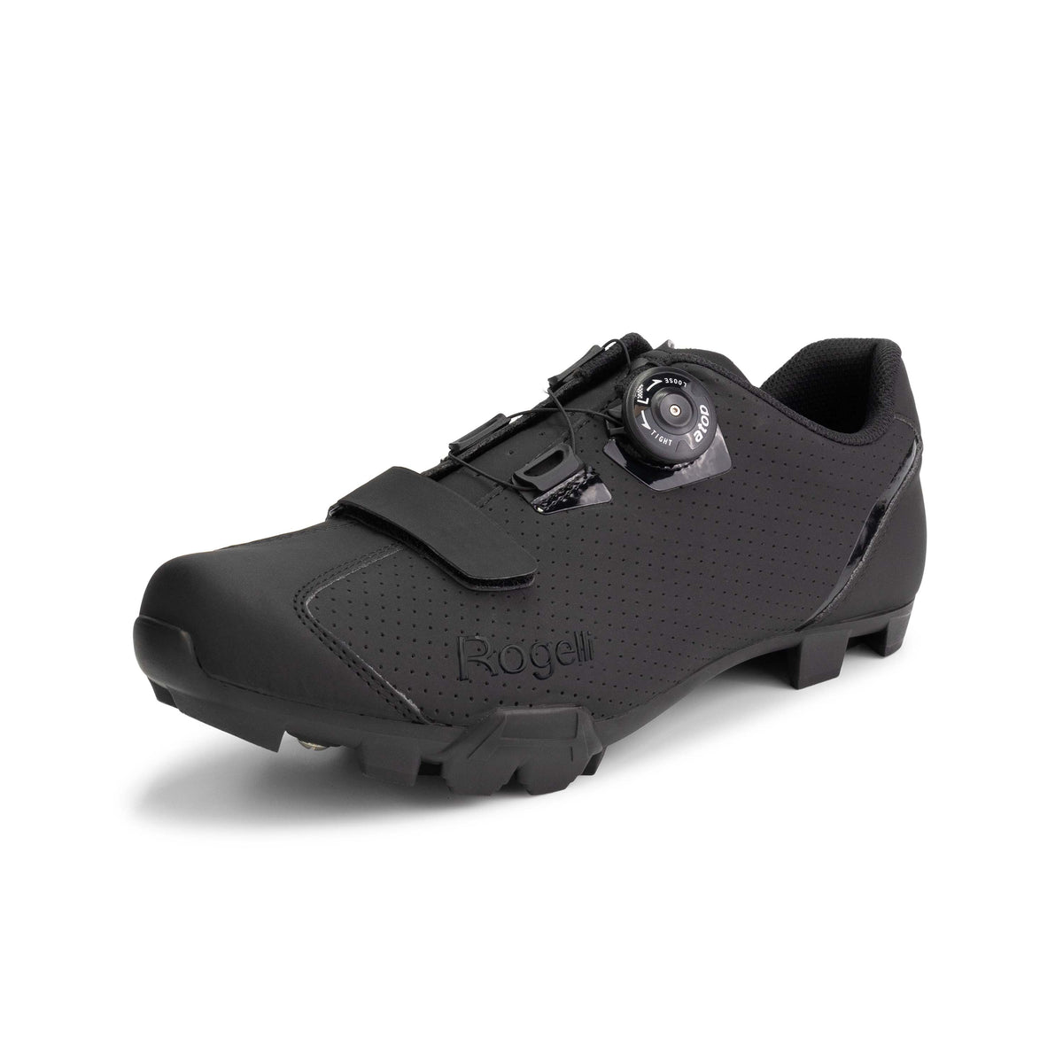 Rogelli R-400x mountainbikeschoenen unisex zwart voorkant.