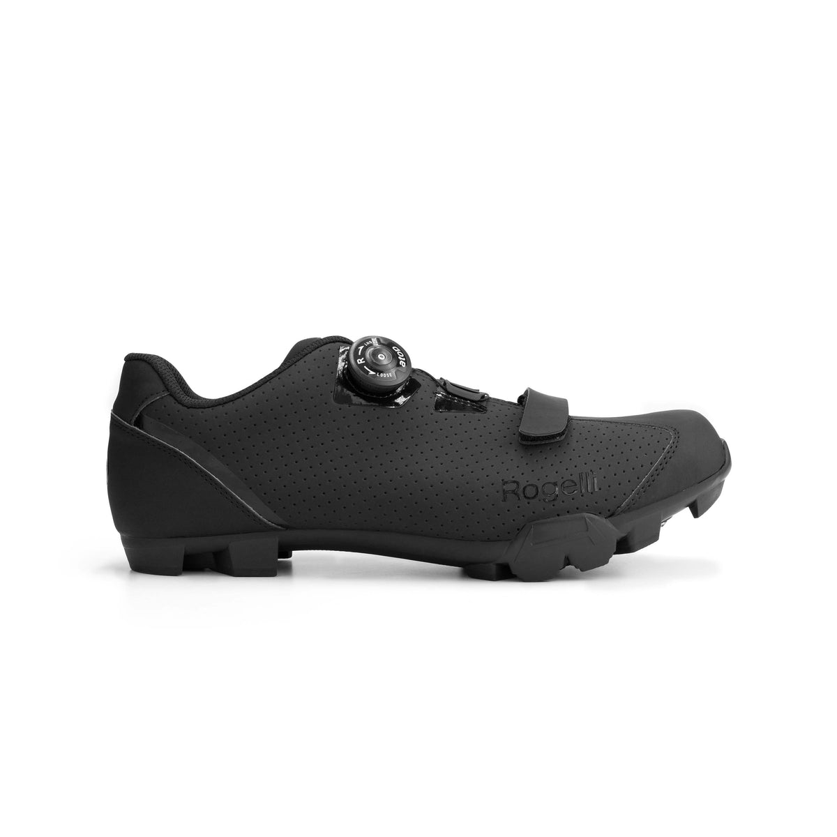 Rogelli R-400x mountainbikeschoenen unisex zwart buitenkant.