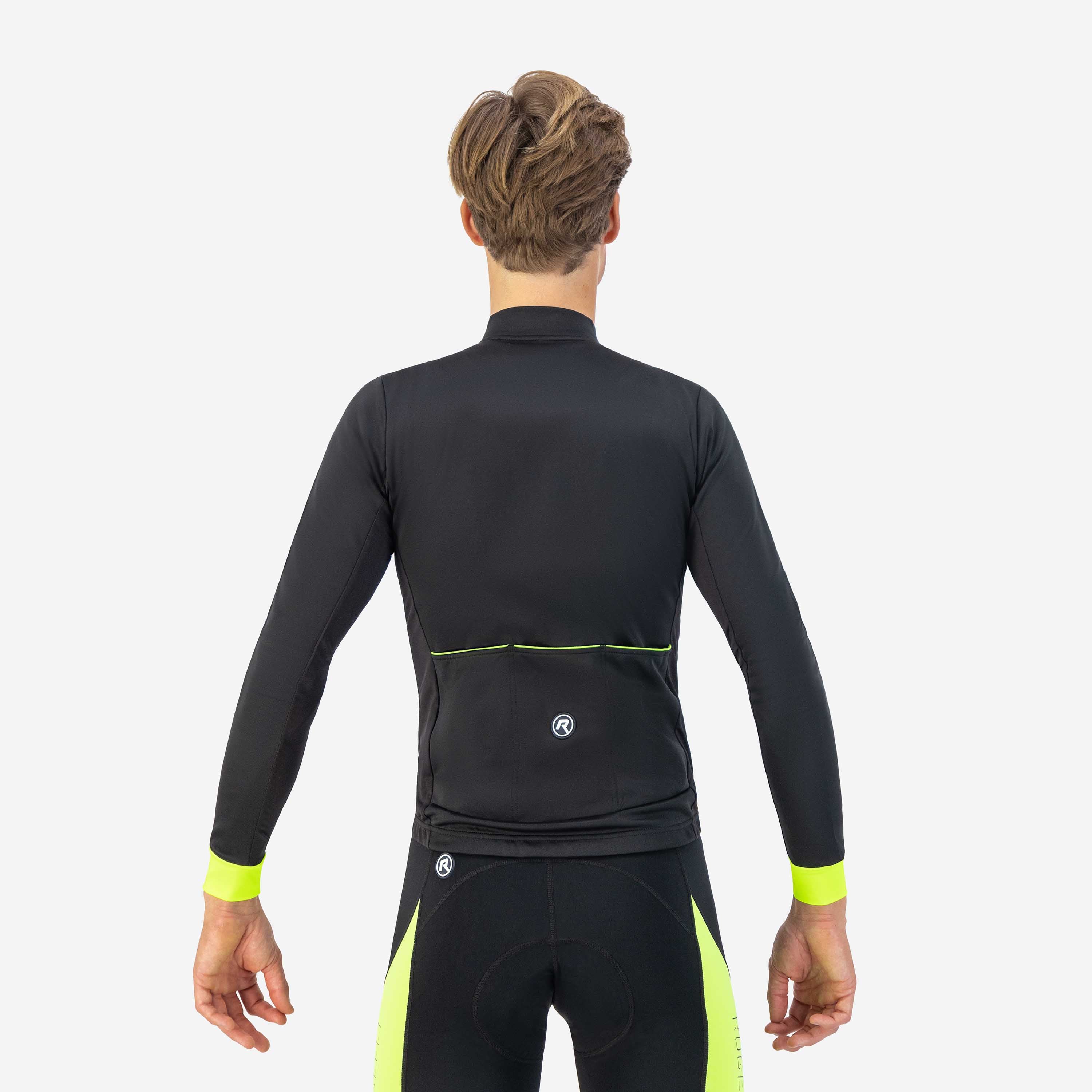 Core Bicycle shirt Long sleeve Men - Black/neon yellow