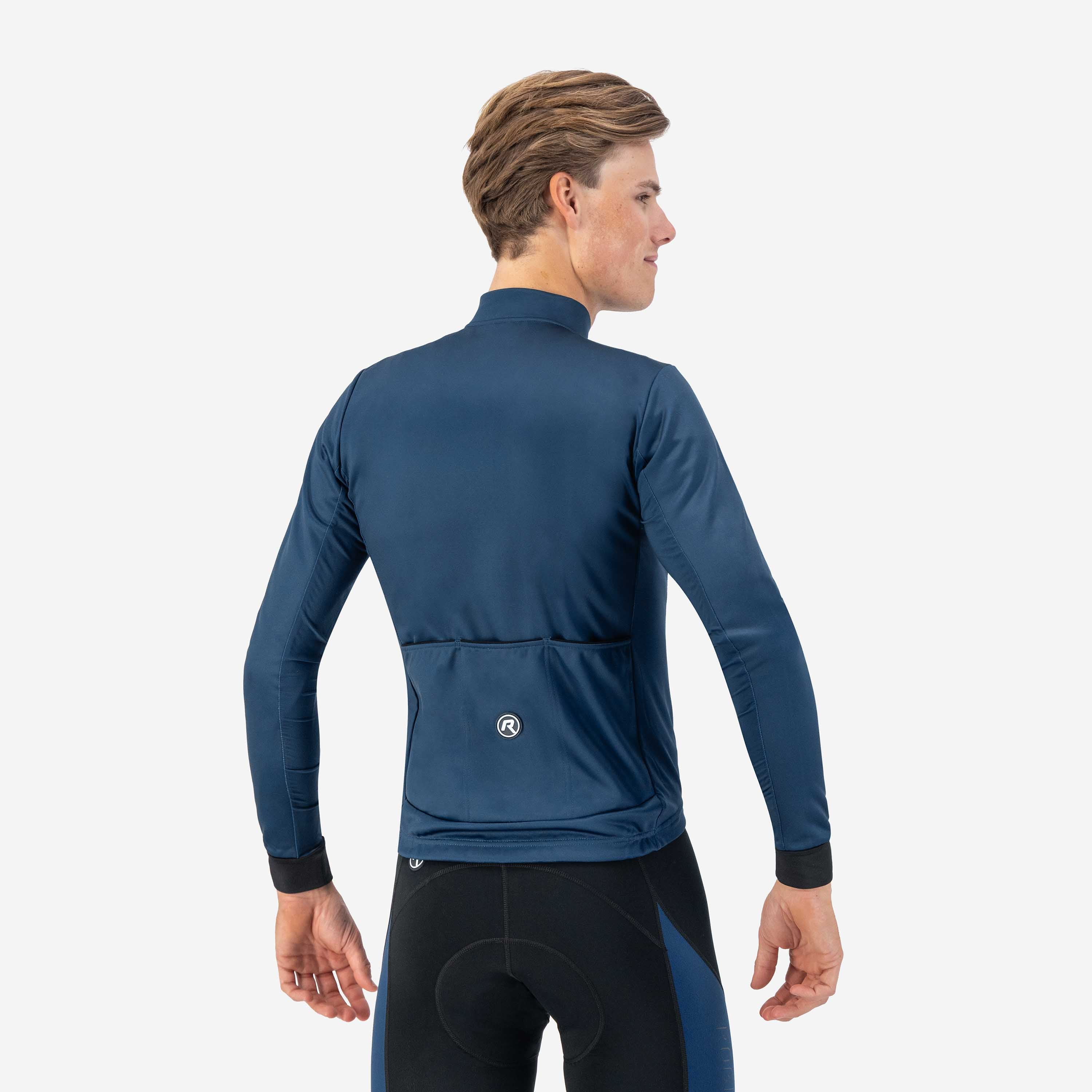 Core Radtrikot Langarm Herren - Dunkelblau