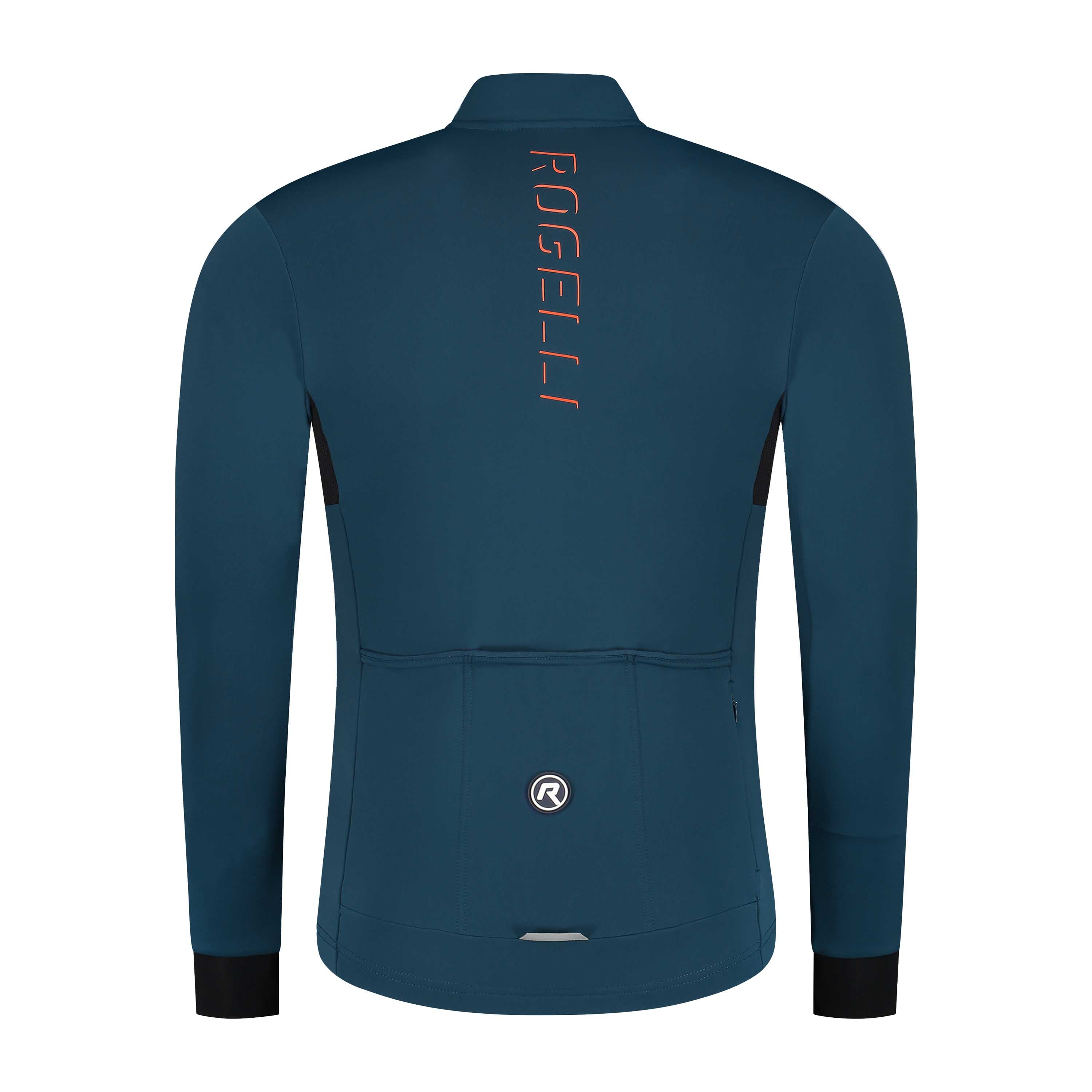 Distance Fietsshirt Lange Mouw Heren - Blauw