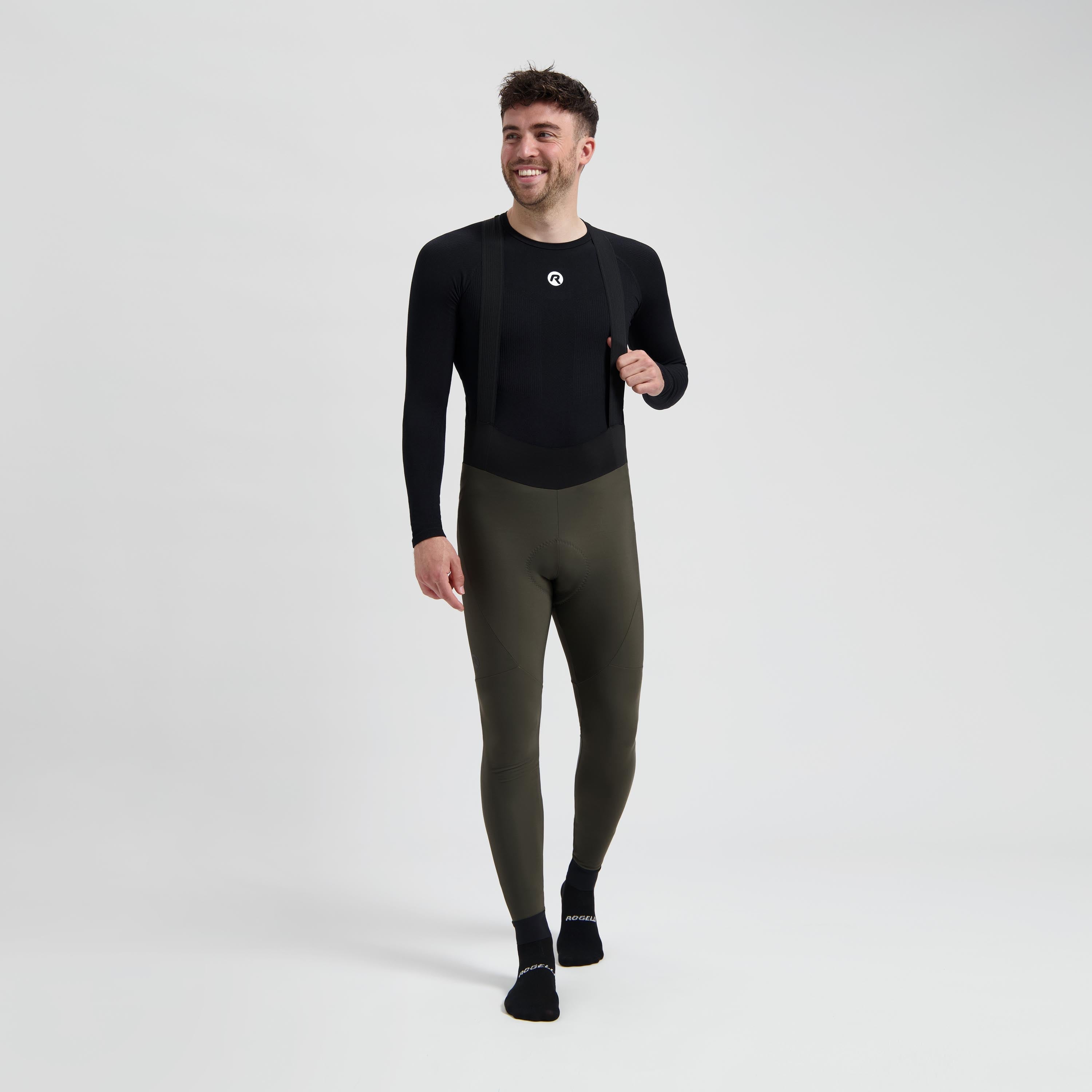 Signature Long cycling pants Men - Army green