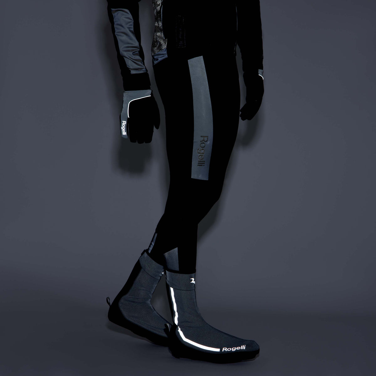 Essentiel HI-VIS Hiver Couvre-chaussures vélo - Noir
