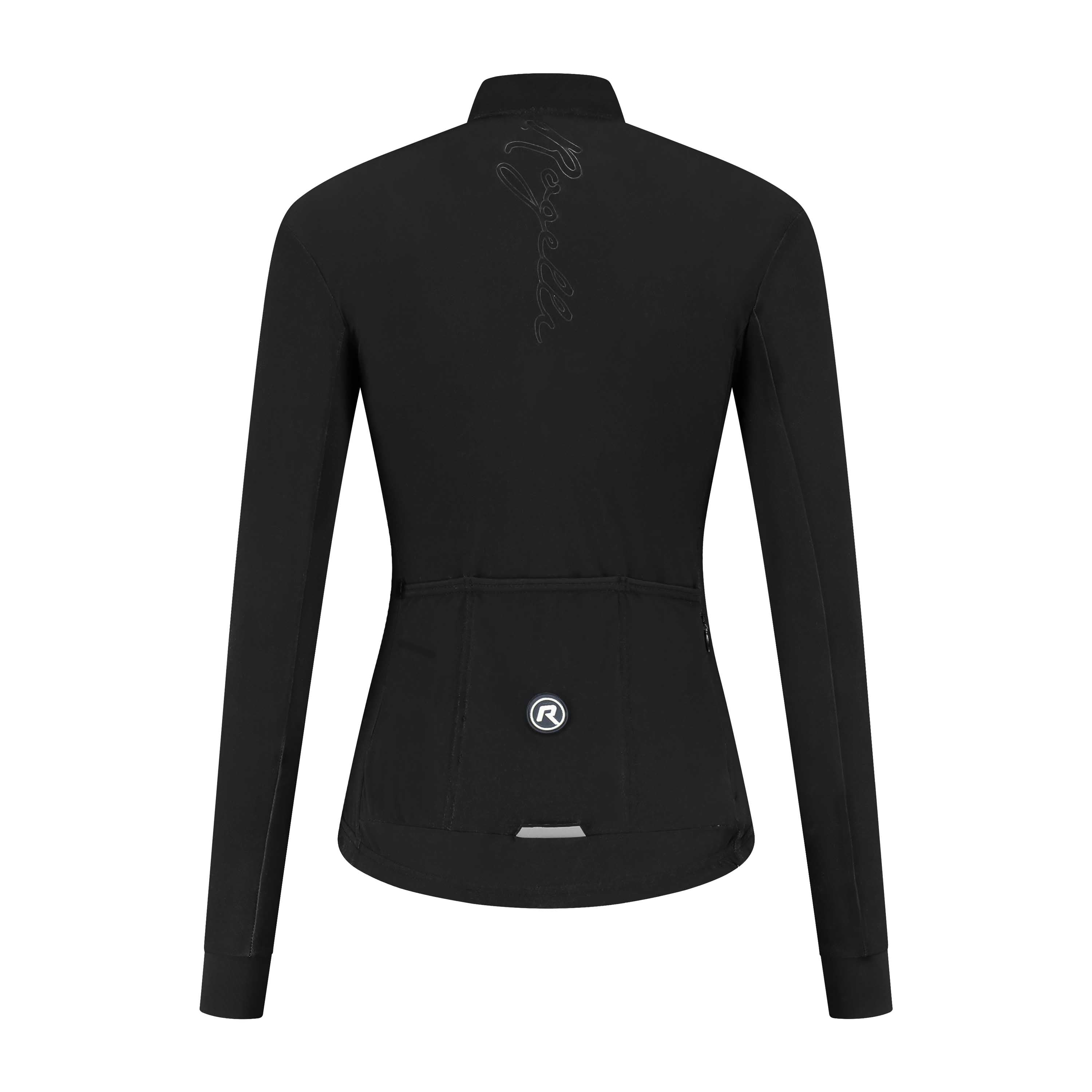 Distance Fietsshirt Lange Mouw Dames - Zwart