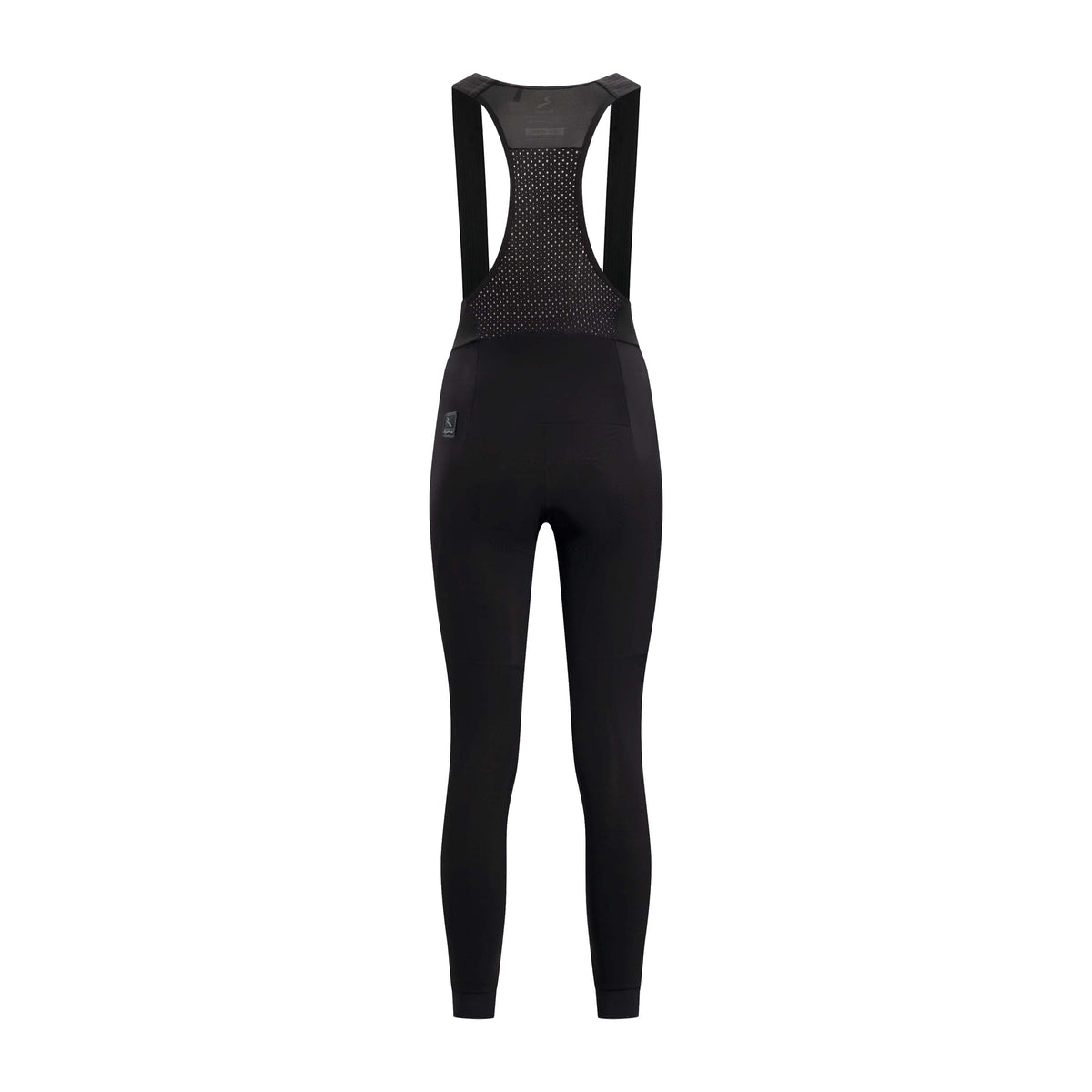 Rogelli Signature lange fietsbroek dames zwart achterkant.