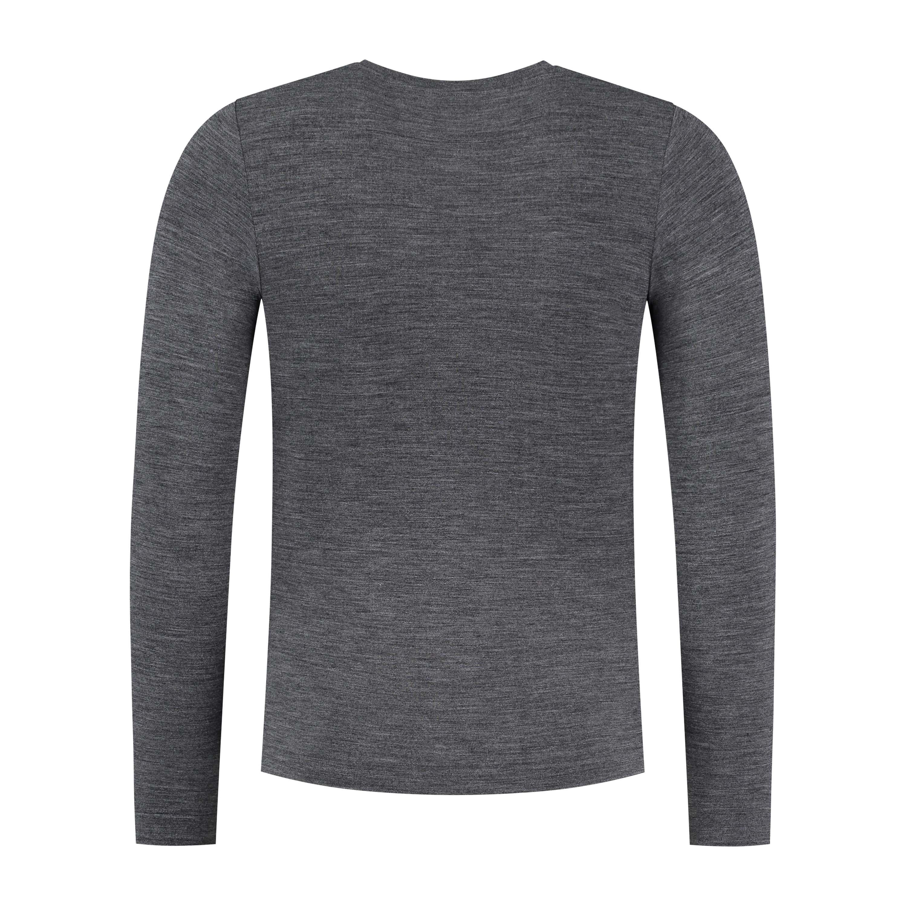 Merino Ondershirt Lange Mouw - Grijs