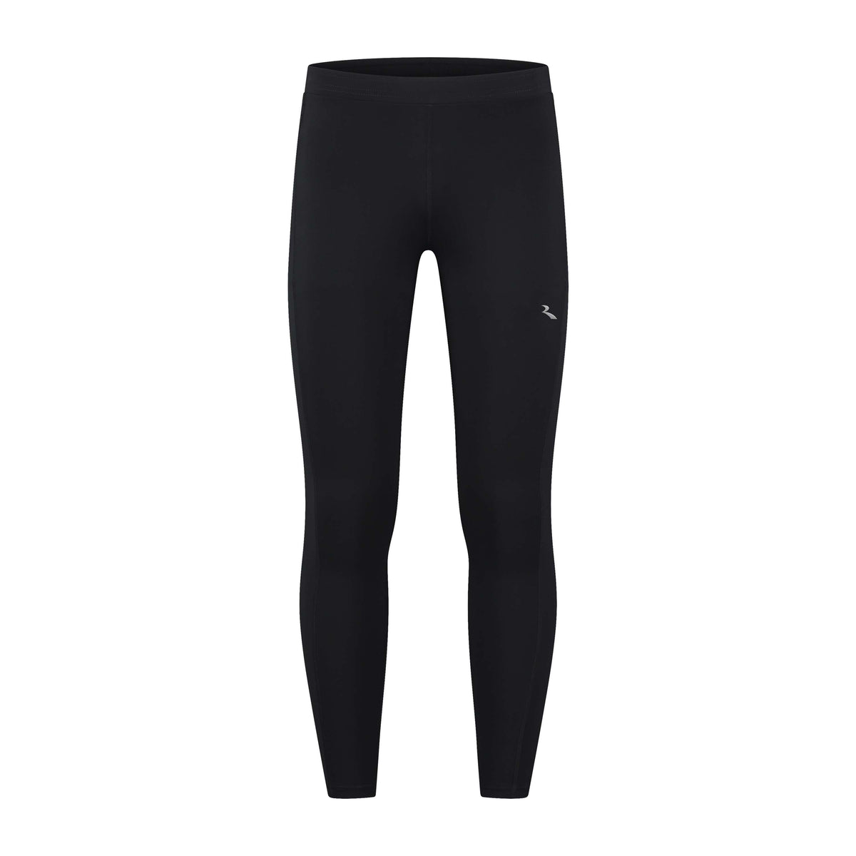 Rogelli Essential lange hardloopbroek heren zwart voorkant.