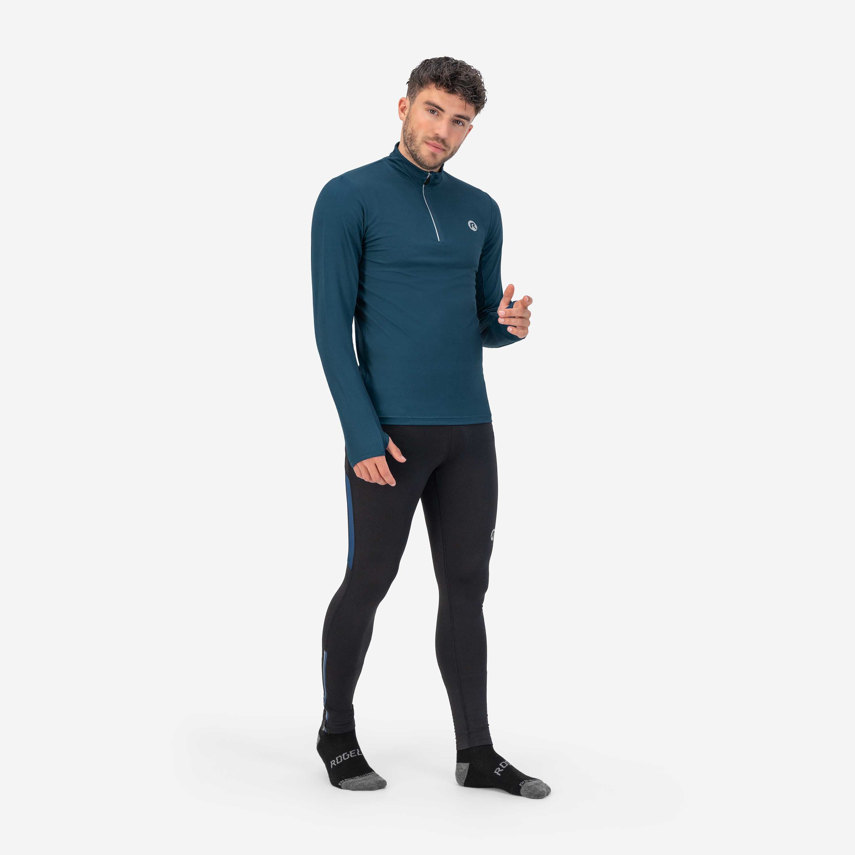 Core Running top long sleeve 1/2 zip Men - Dark blue