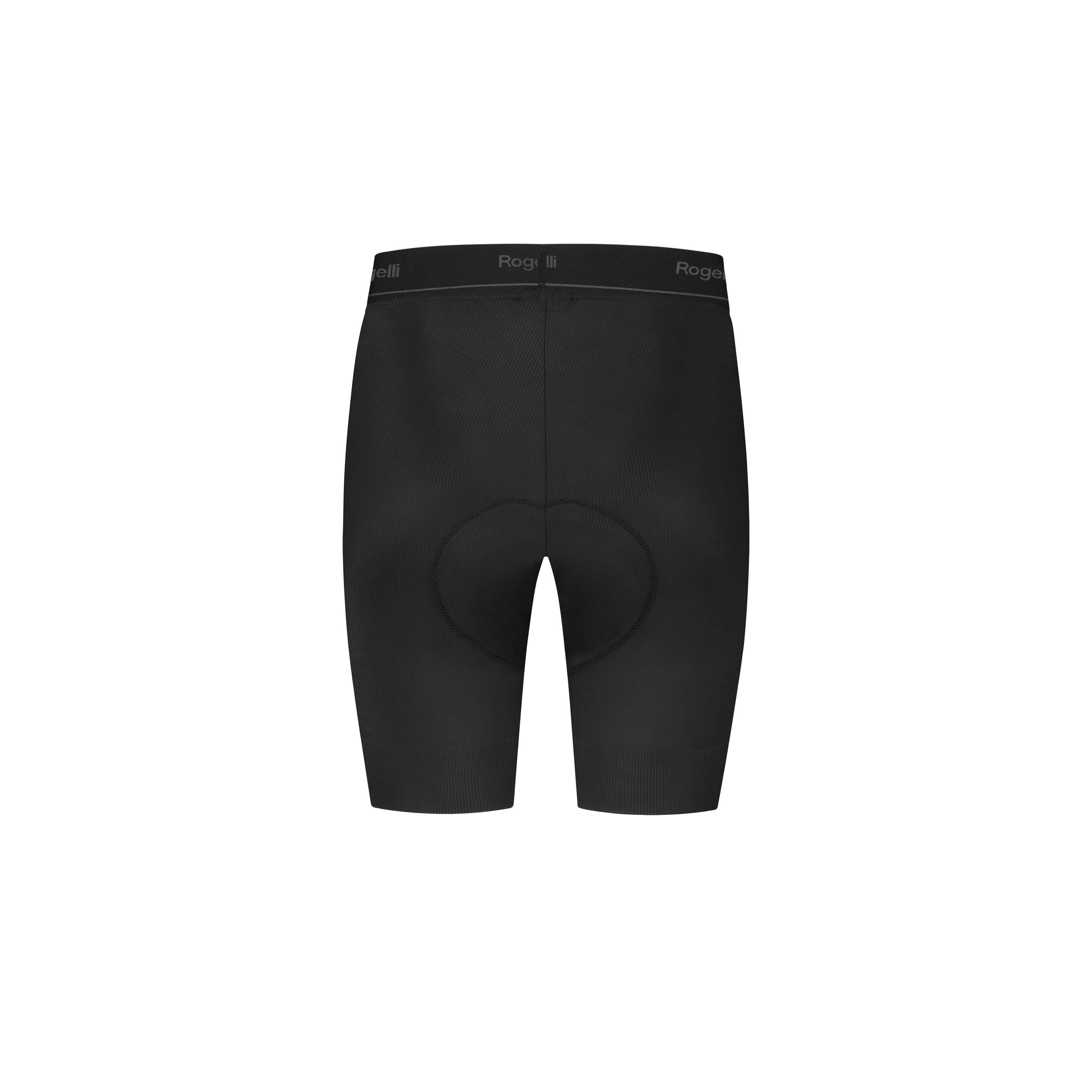 Rogelli Prime fiets boxershort dames zwart achterkant.
