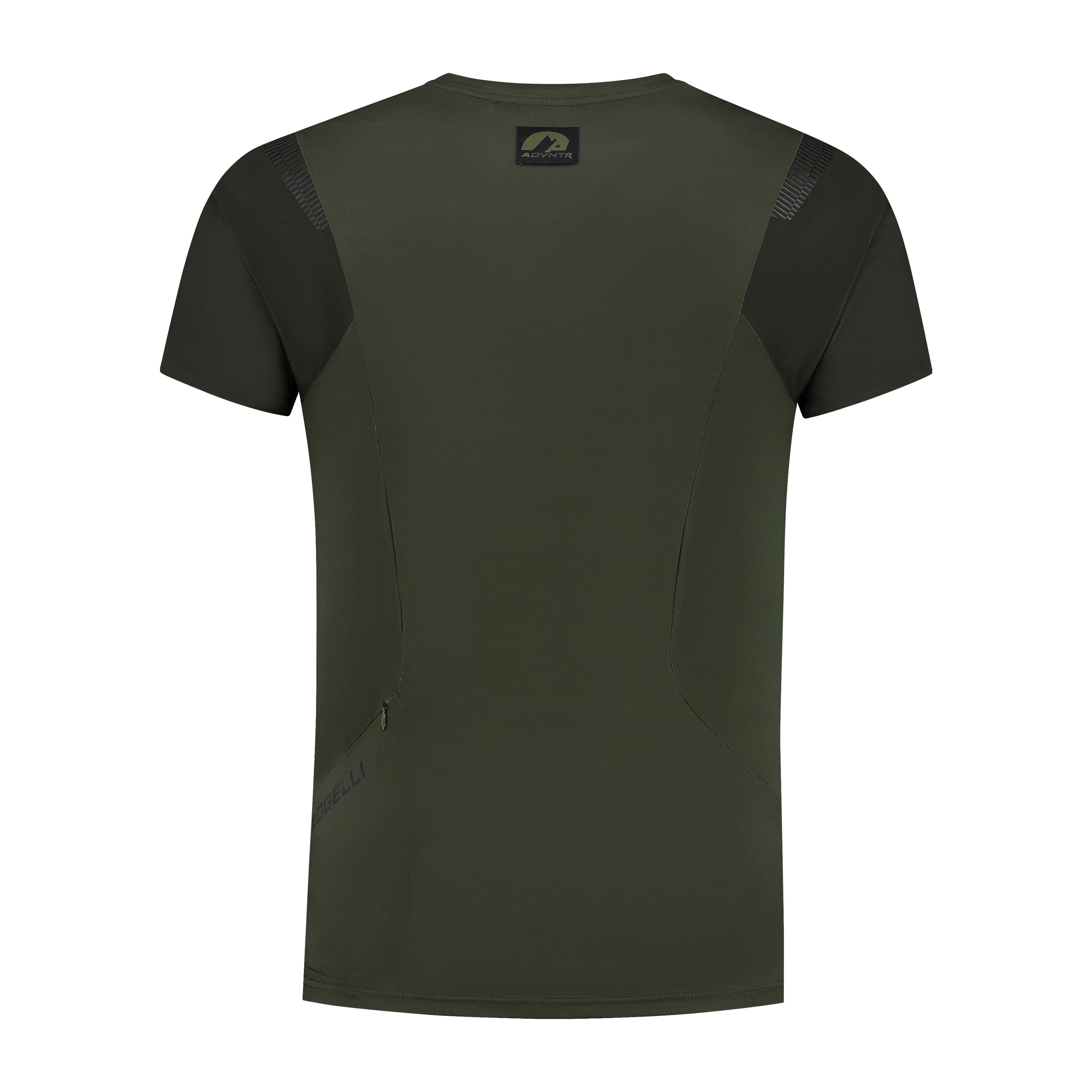 ADVNTR Distance MTB Shirt Heren - Legergroen