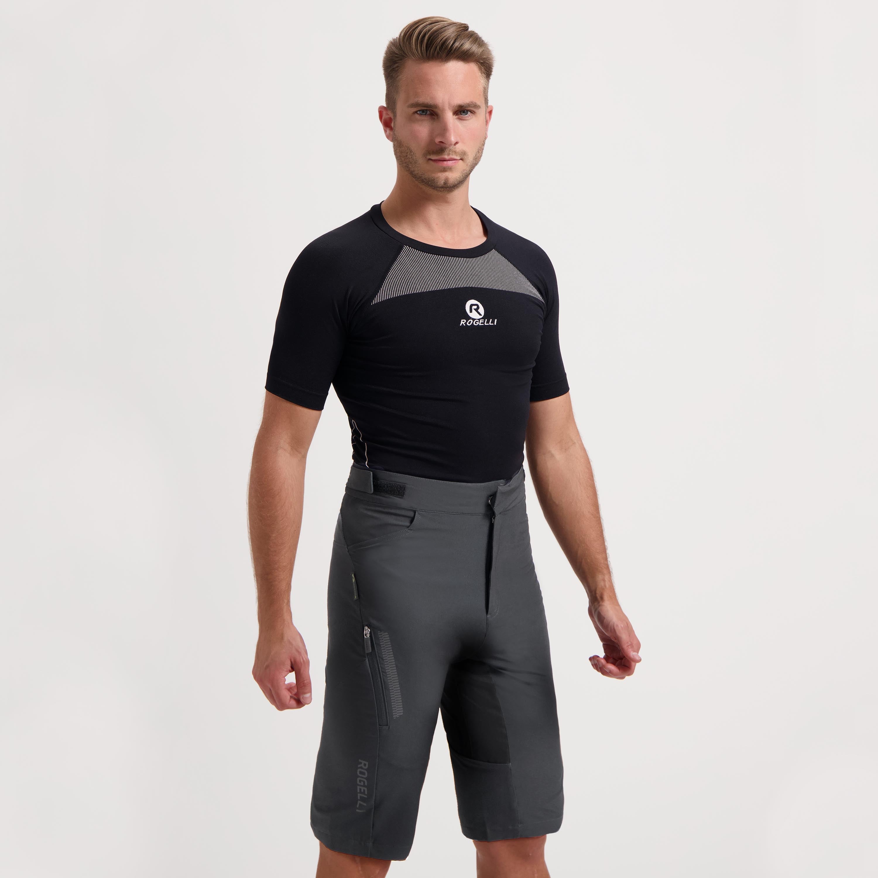 ADVNTR Distance MTB Short Heren - Grijs
