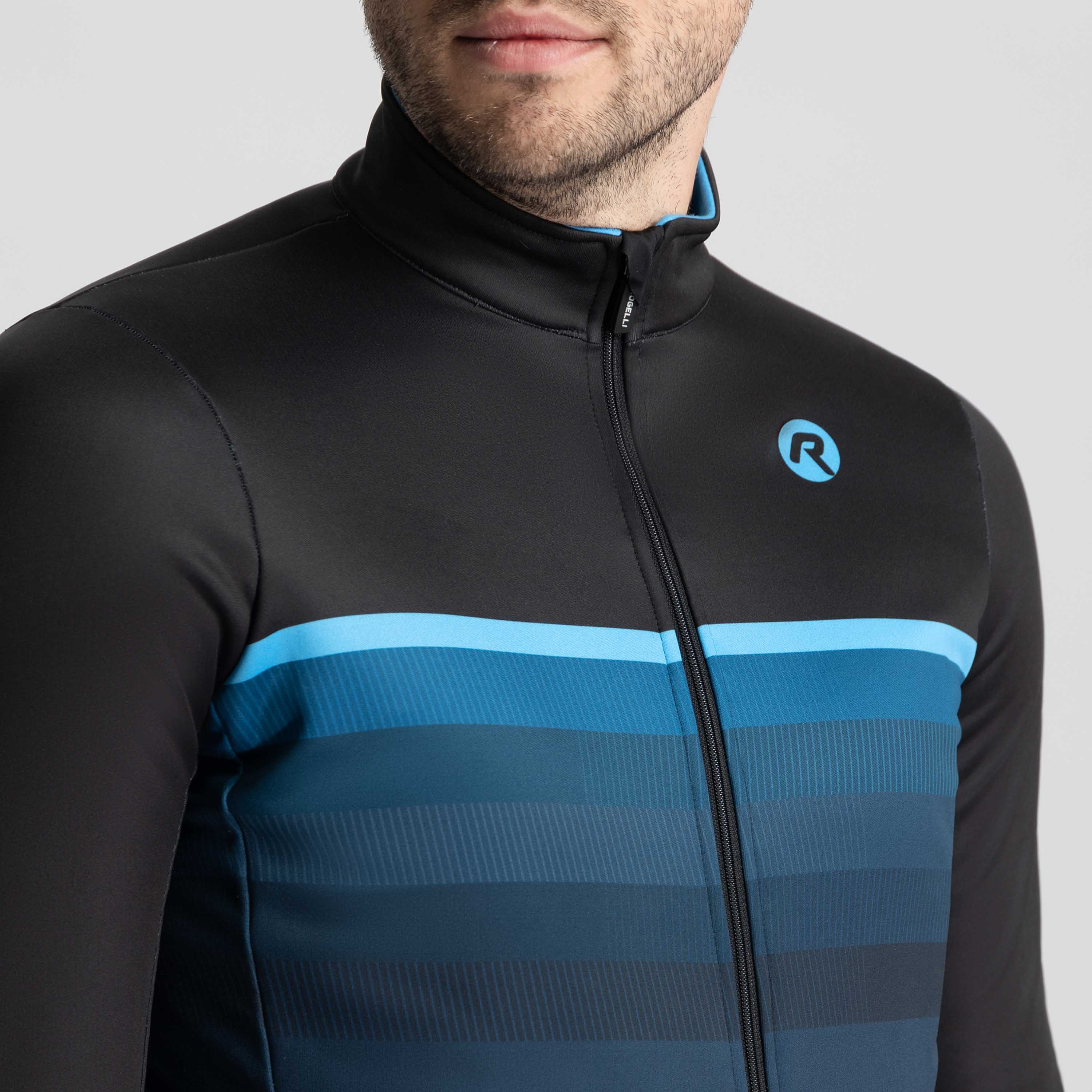 Hero II Winter bicycle jacket Men - Black/blue