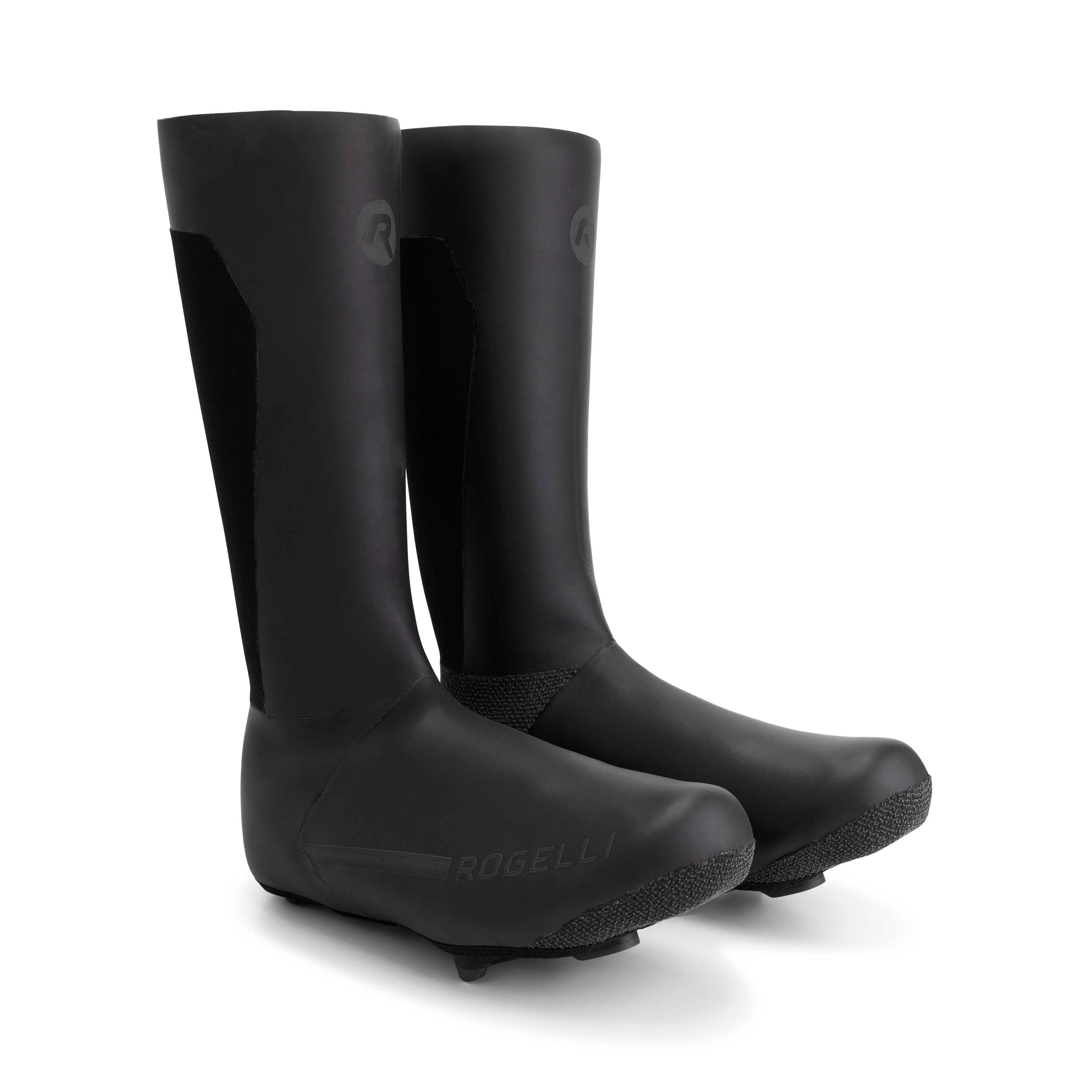 Rogelli Deep Winter overschoenen zwart beschermen tegen koude voeten voorkant.