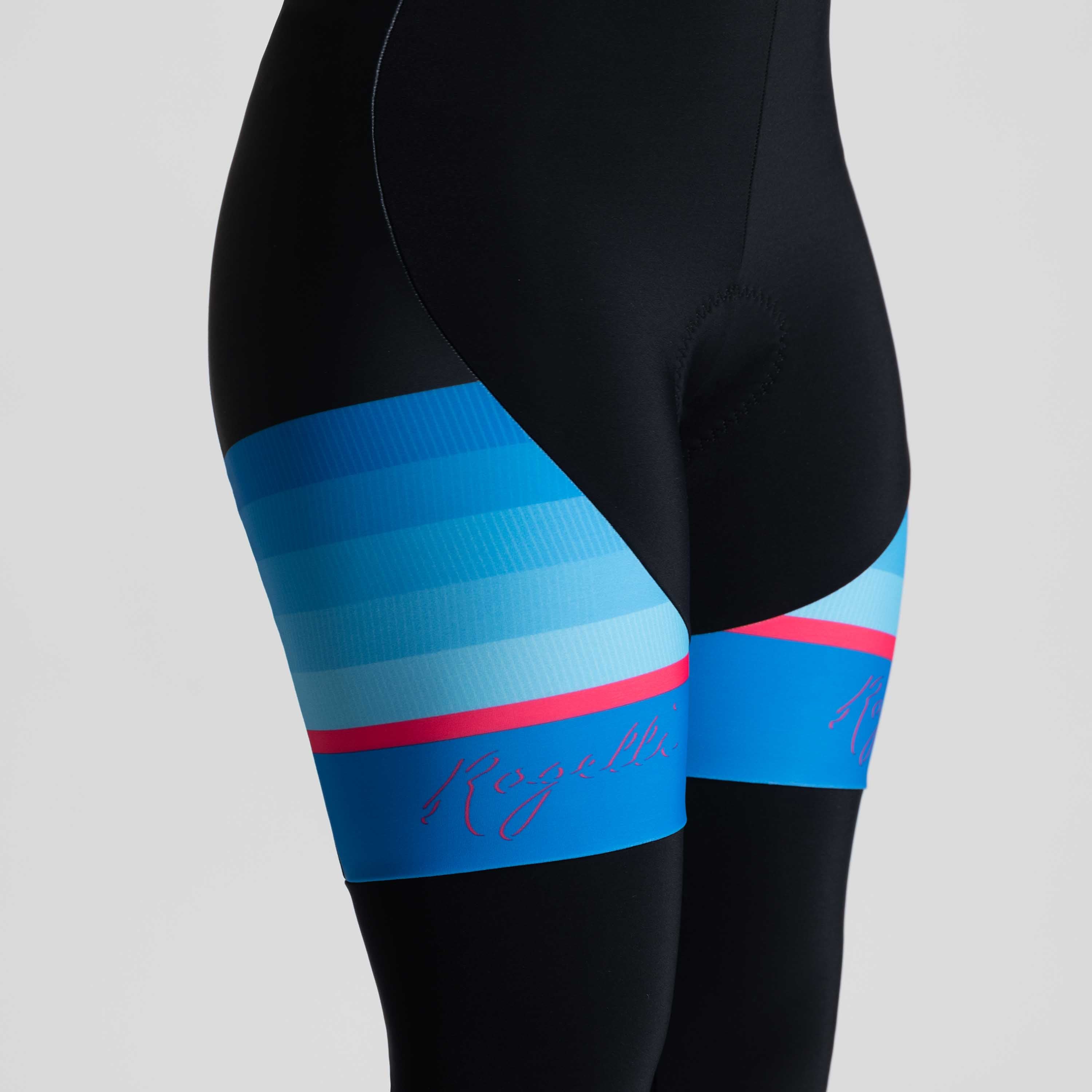 Impress II Long Cycling Pants Ladies - Black/Blue/Pink