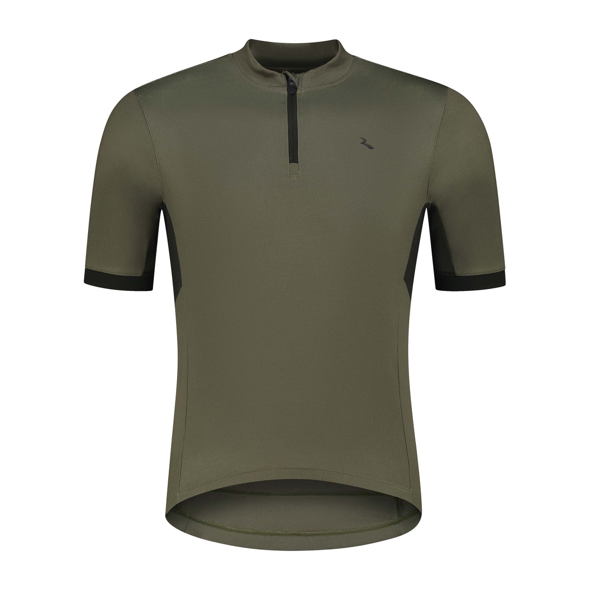 Rogelli Core fietsshirt heren groen korte mouw voorkant.