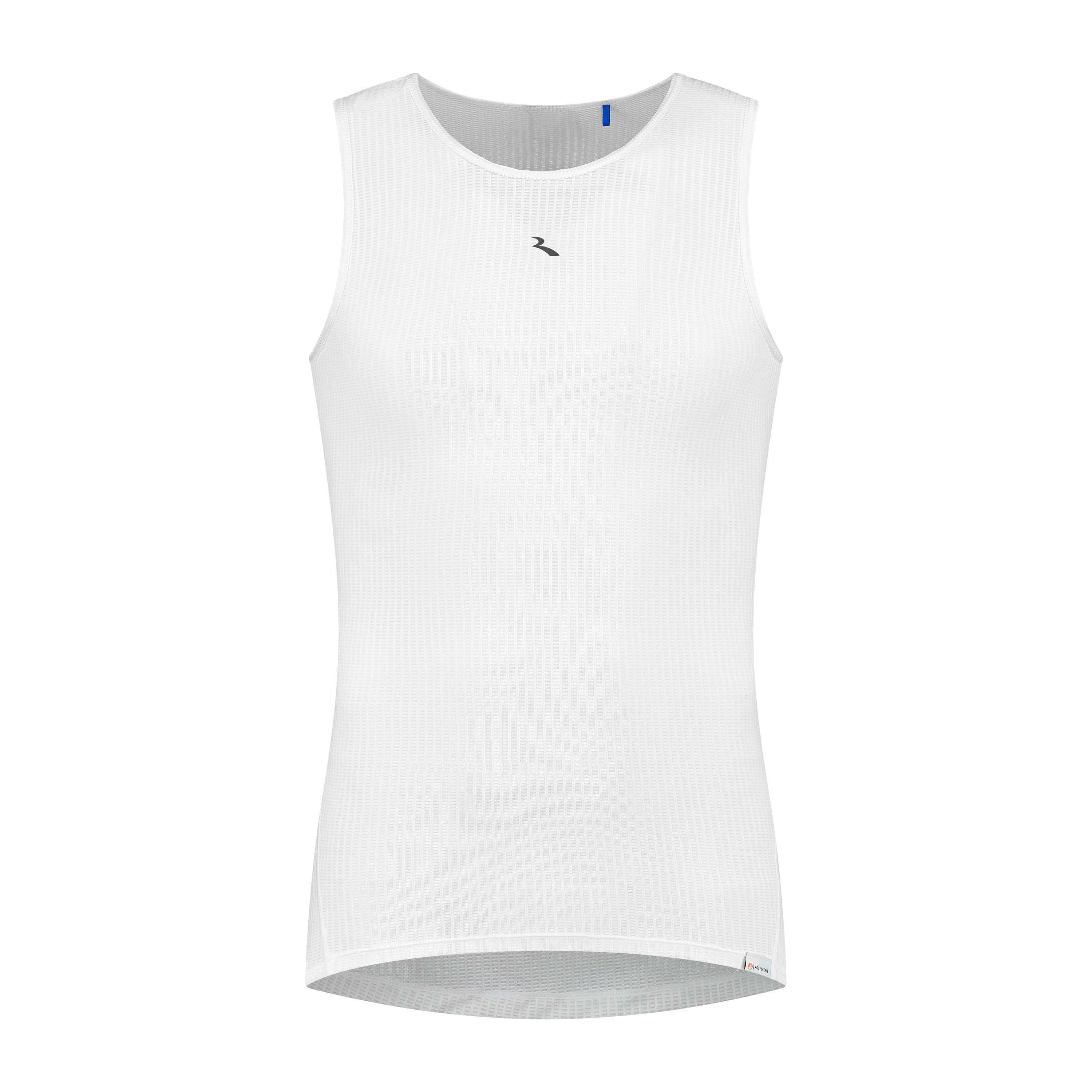 Rogelli Kite II ondershirt zonder mouwen wit voorkant.