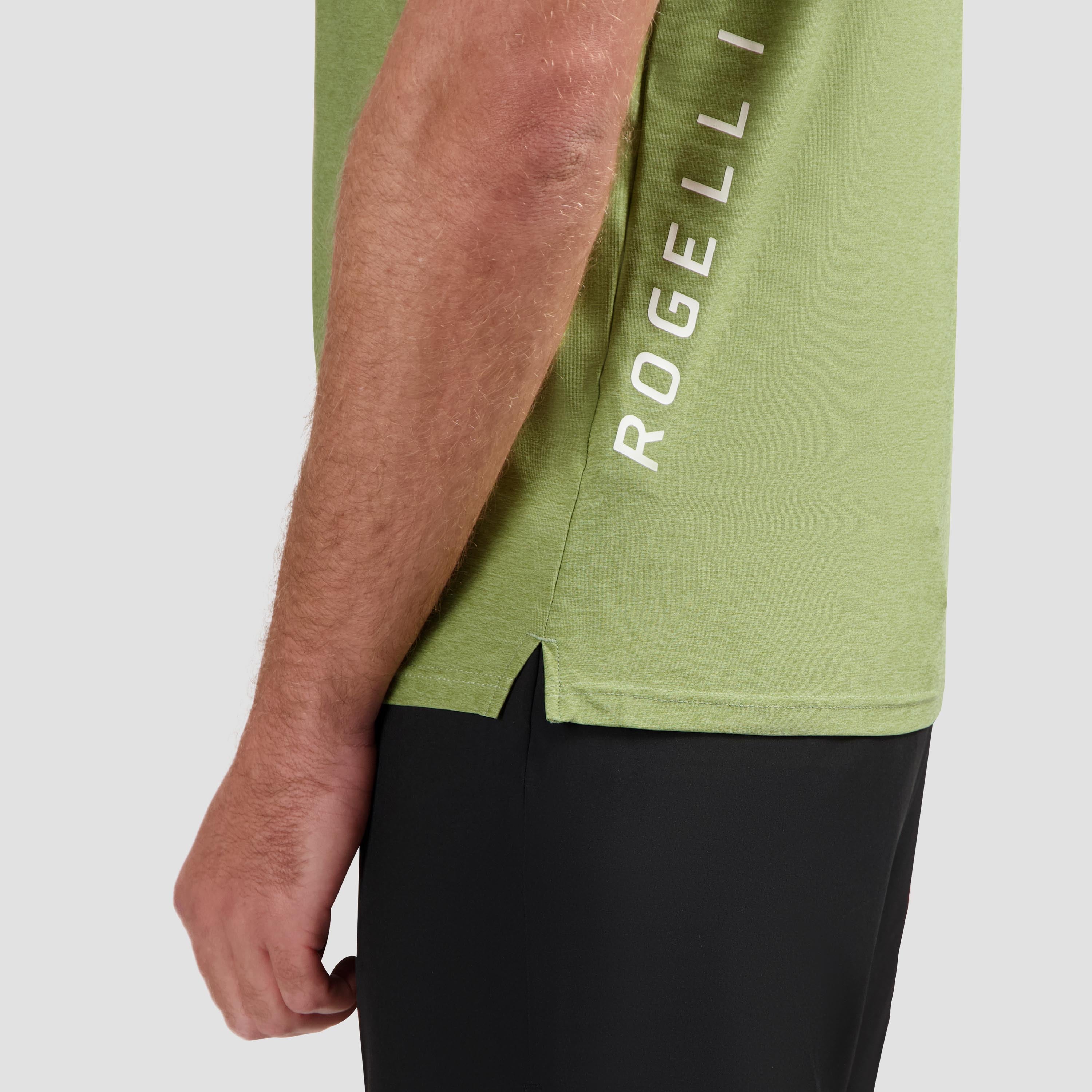 Essential Running shirt Men - Saliegroen