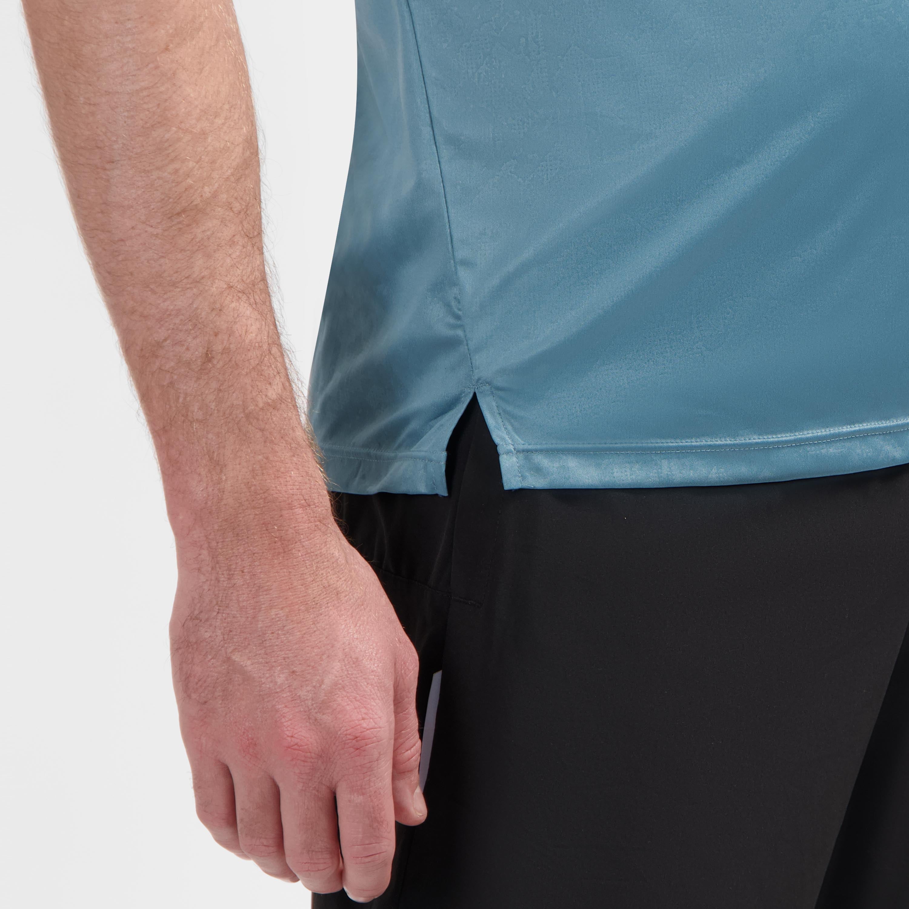 Motion Hardloopshirt Heren - Storm Blauw Reliëf