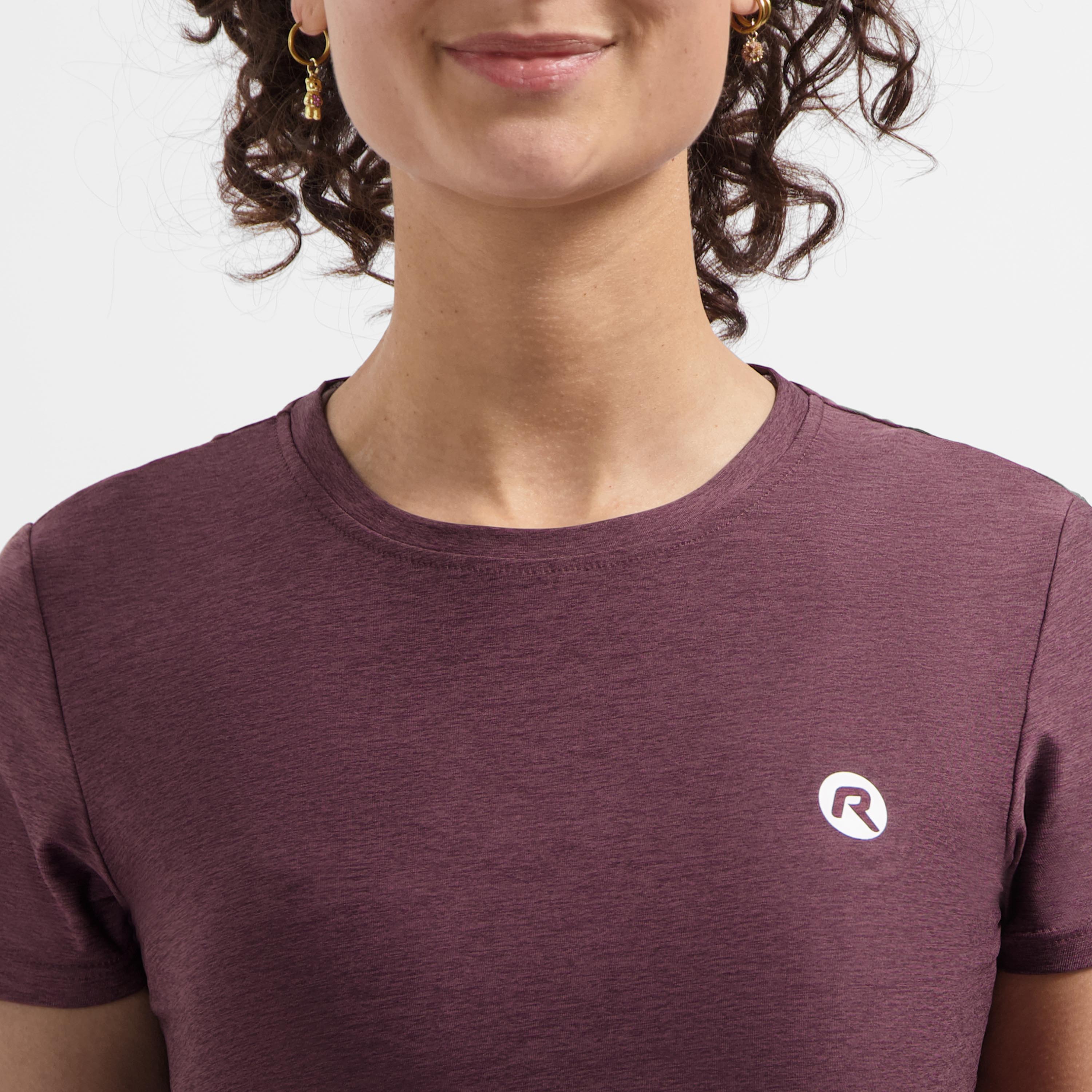 Essential Hardloopshirt Dames - Eggplant
