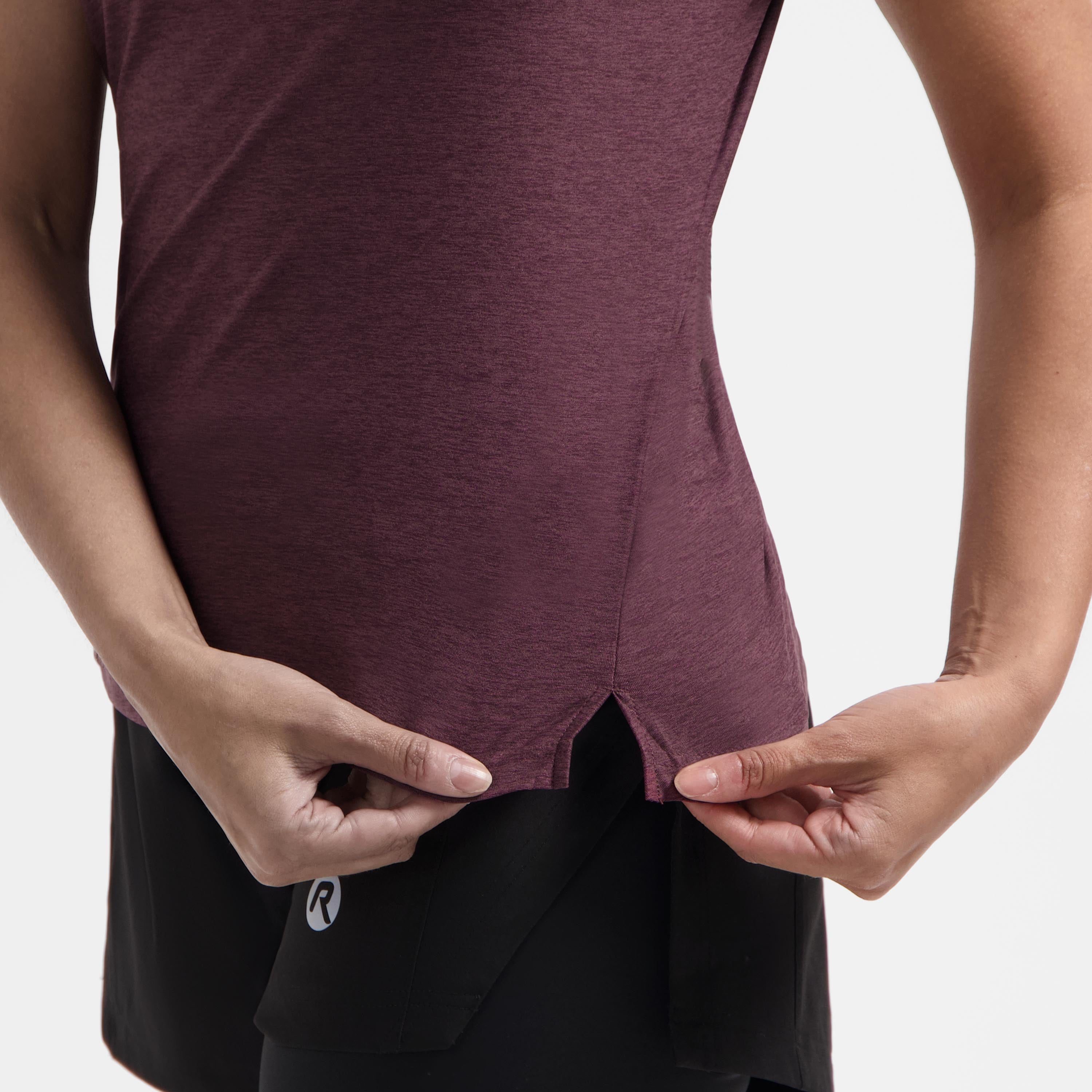 Essential Hardloopshirt Dames - Eggplant