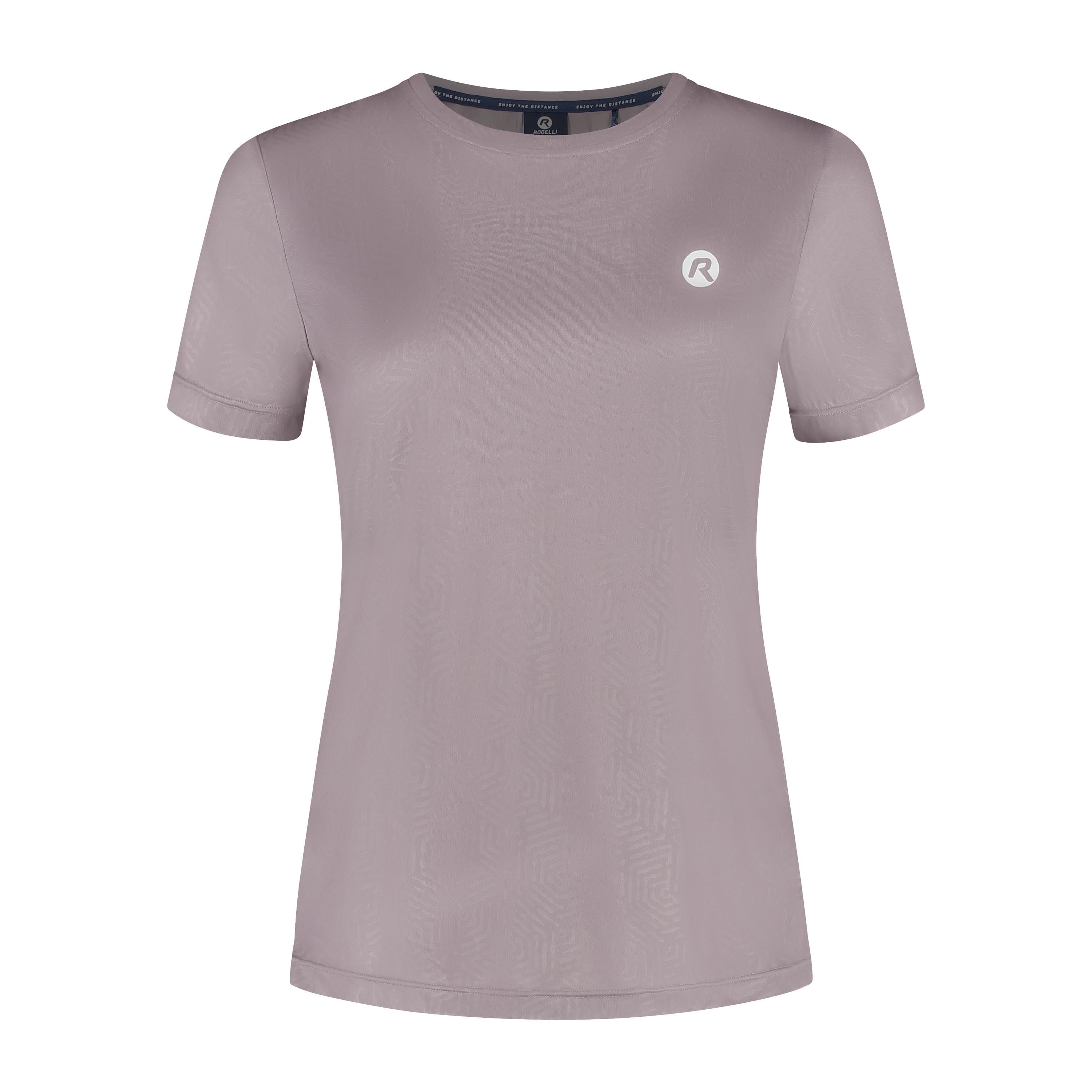 Motion Hardloopshirt Dames - Mauve Reliëf
