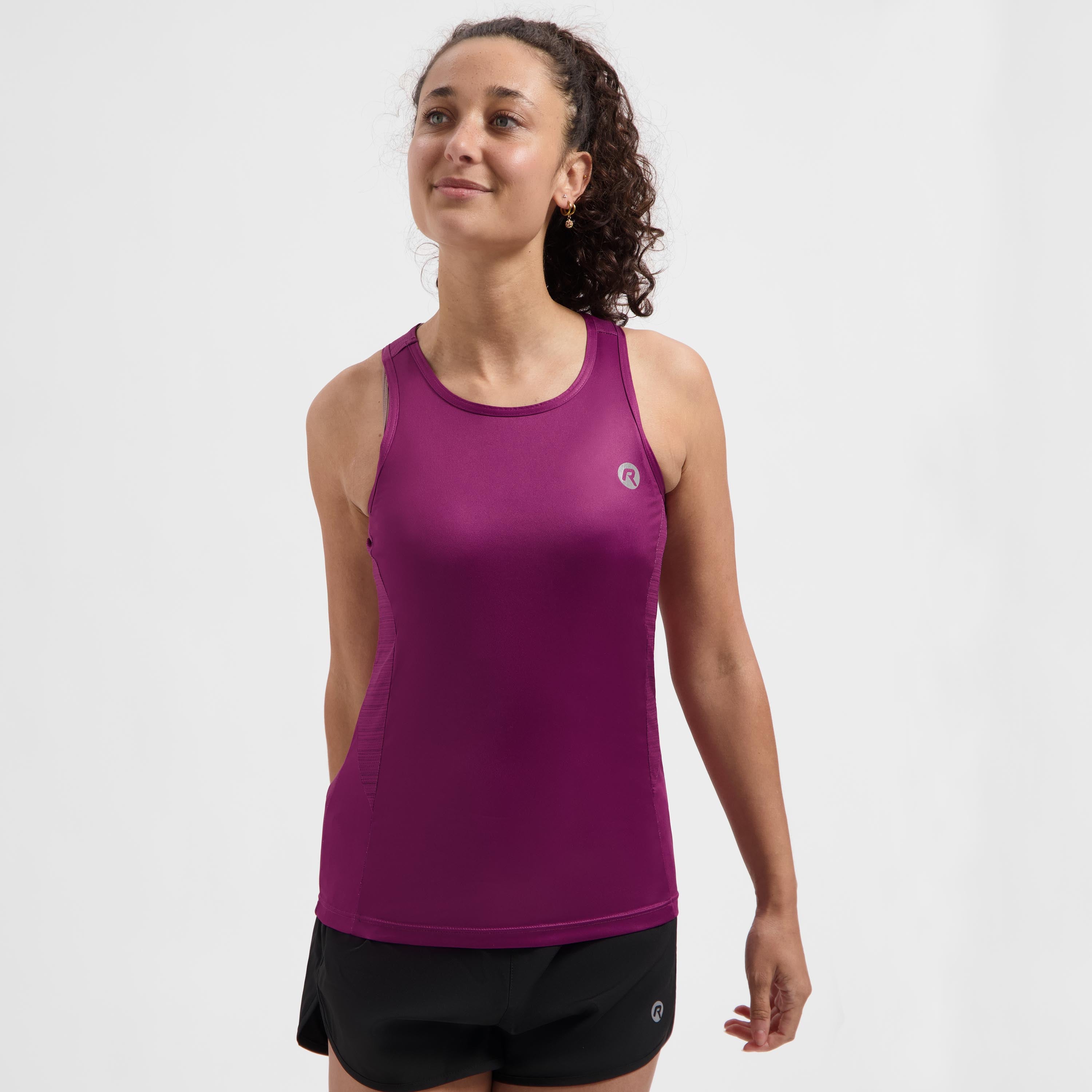 Core Women's Running Singlet - Cherry
