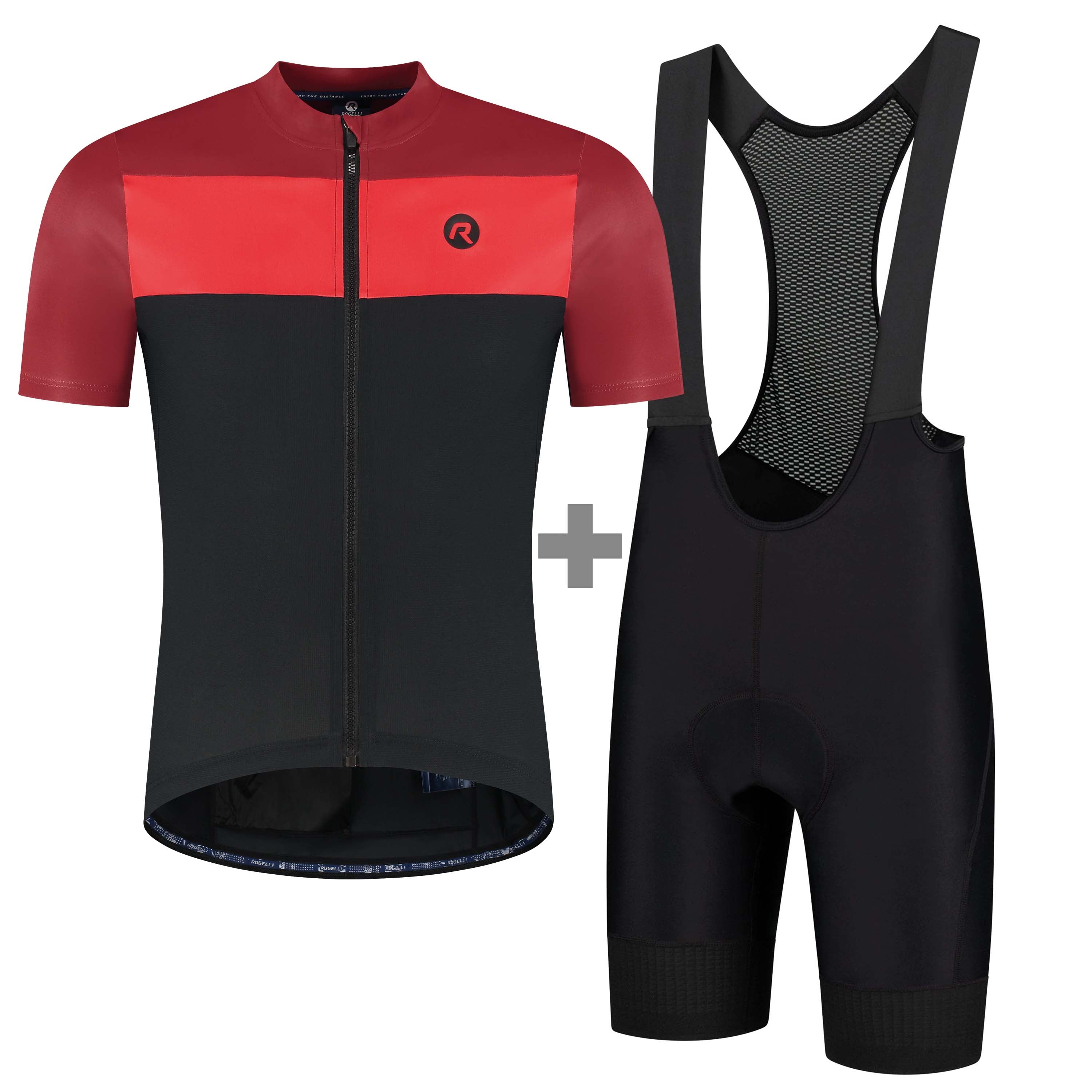 Core Block Fietsshirt & Power Fietsbroek Heren