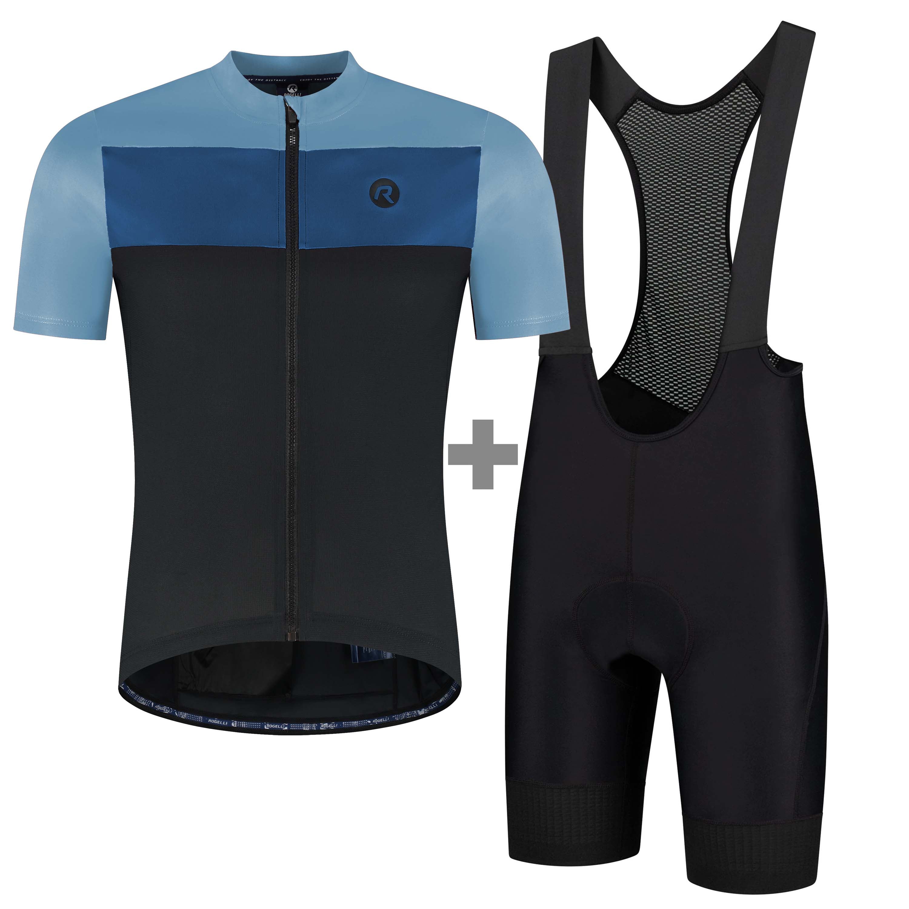 Core Block Fietsshirt & Power Fietsbroek Heren