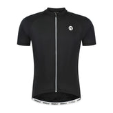 Rogelli Explore fietsshirt heren zwart korte mouw voorkant.