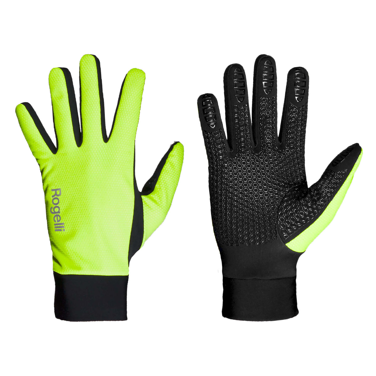 Rogelli Laval fietshandschoenen winter heren fluor.