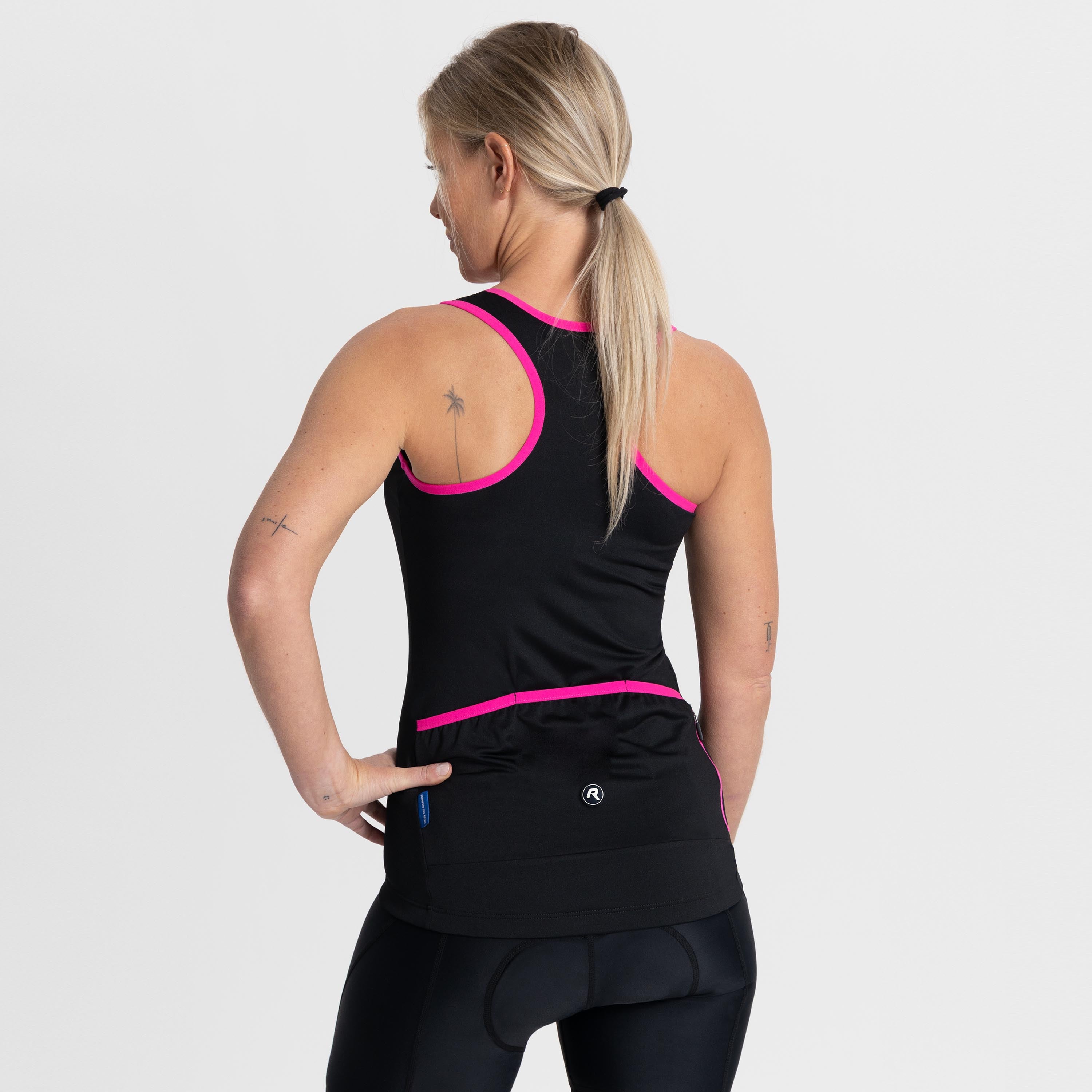 Abbey Tanktop Ladies - Black/Pink