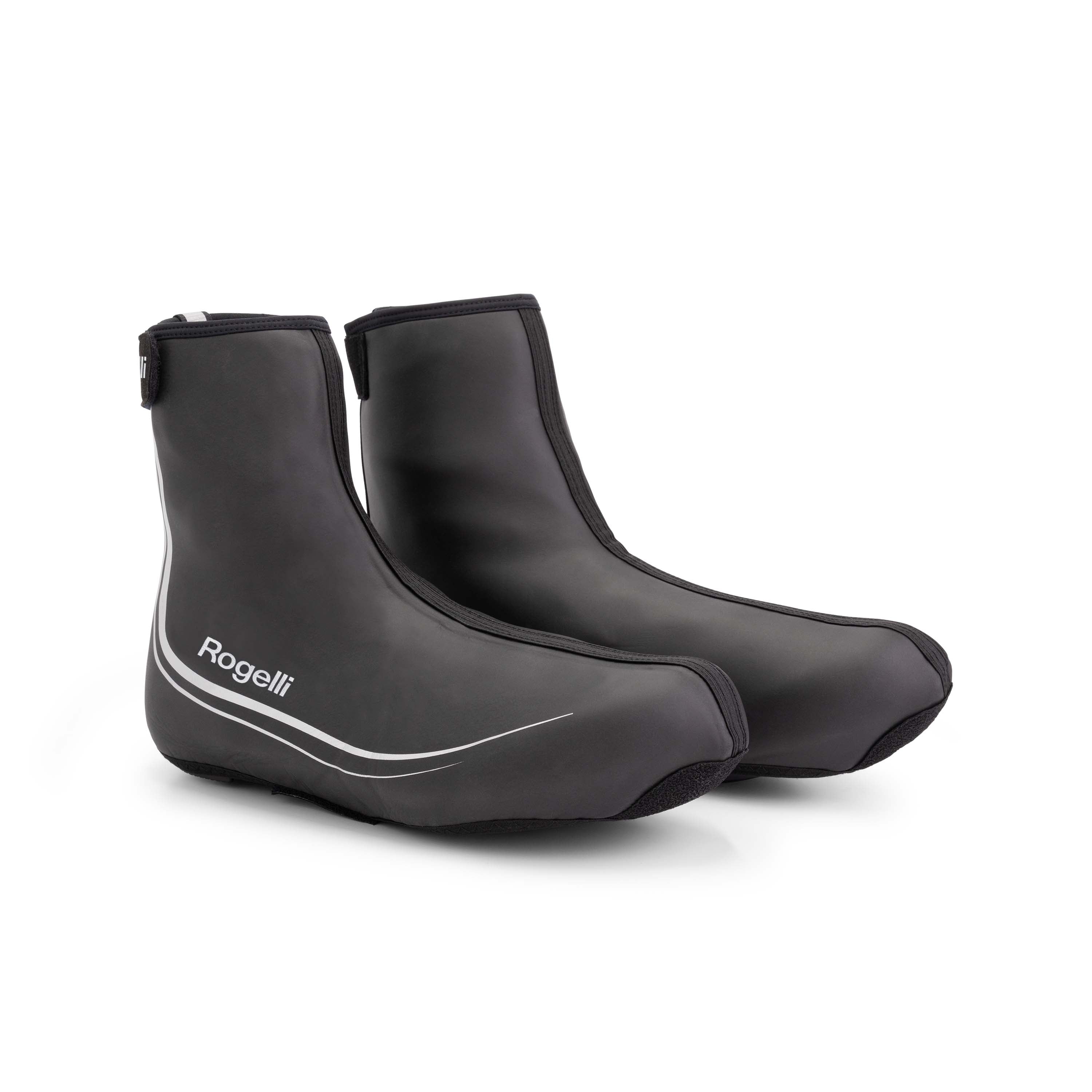 Rogelli Hydrotec overschoenen zwart beschermen tegen koude voeten voorkant.