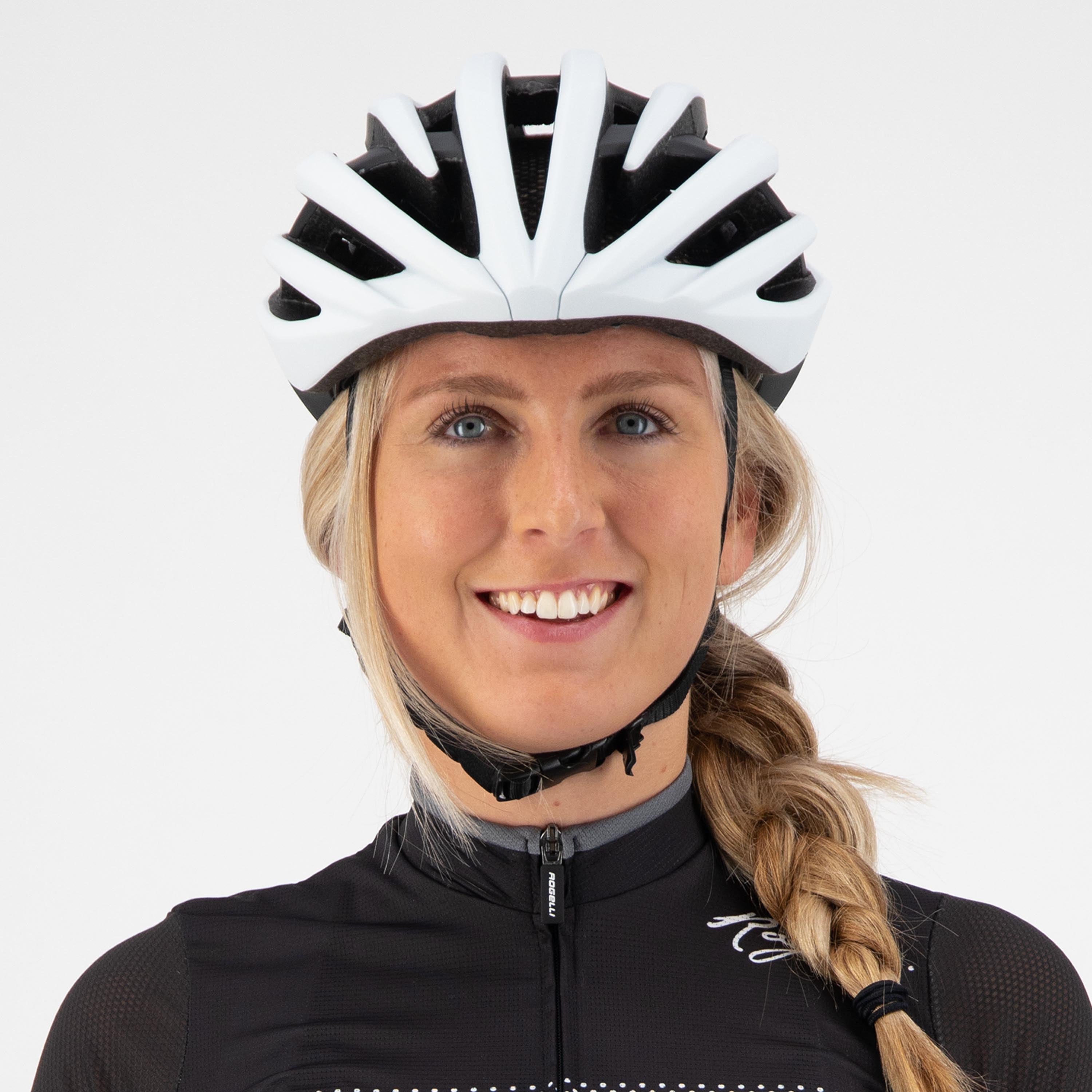 Tecta Fietshelm - Wit/Zwart
