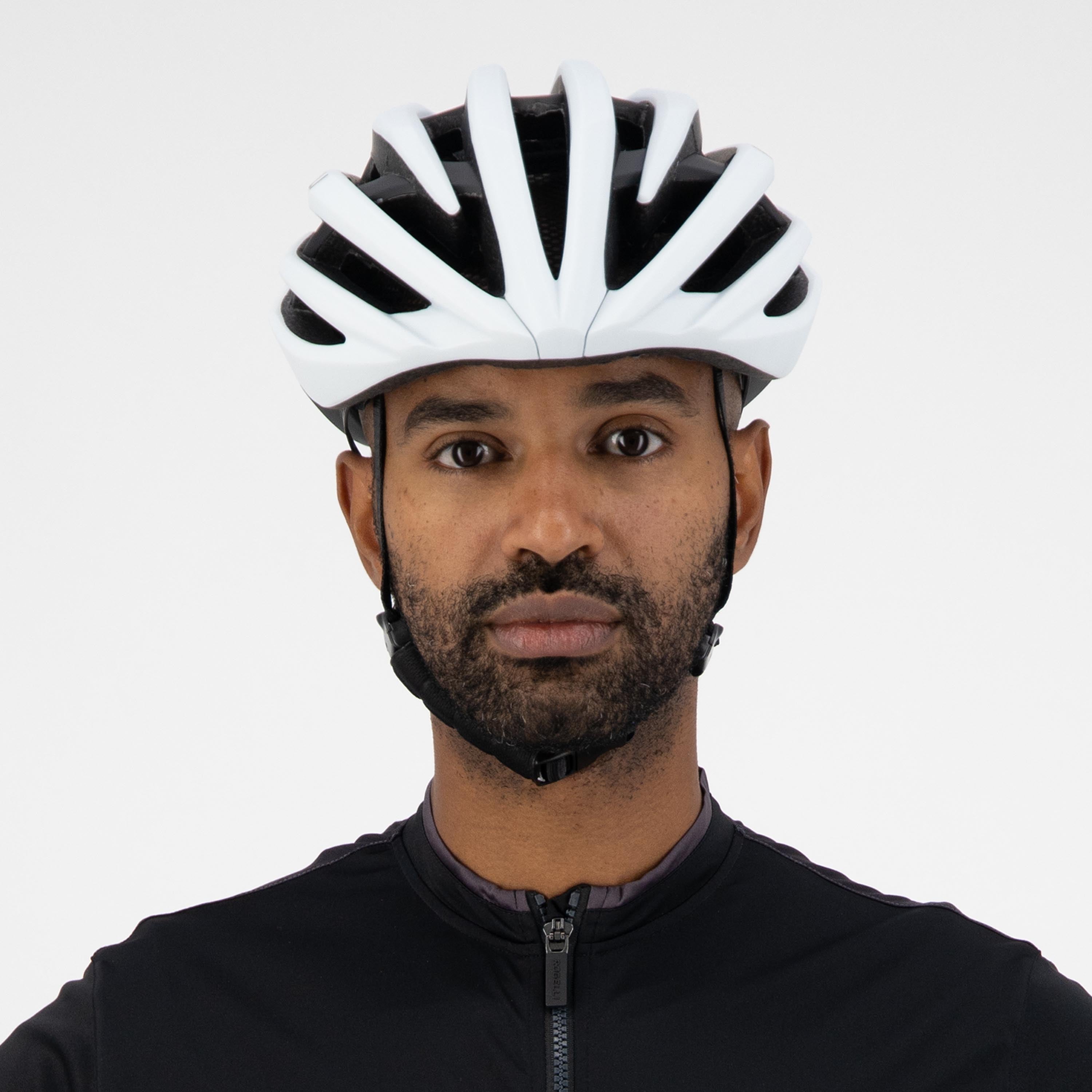 Tecta Fietshelm - Wit/Zwart