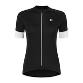 Modesta Fietsshirt Dames - Zwart/Wit