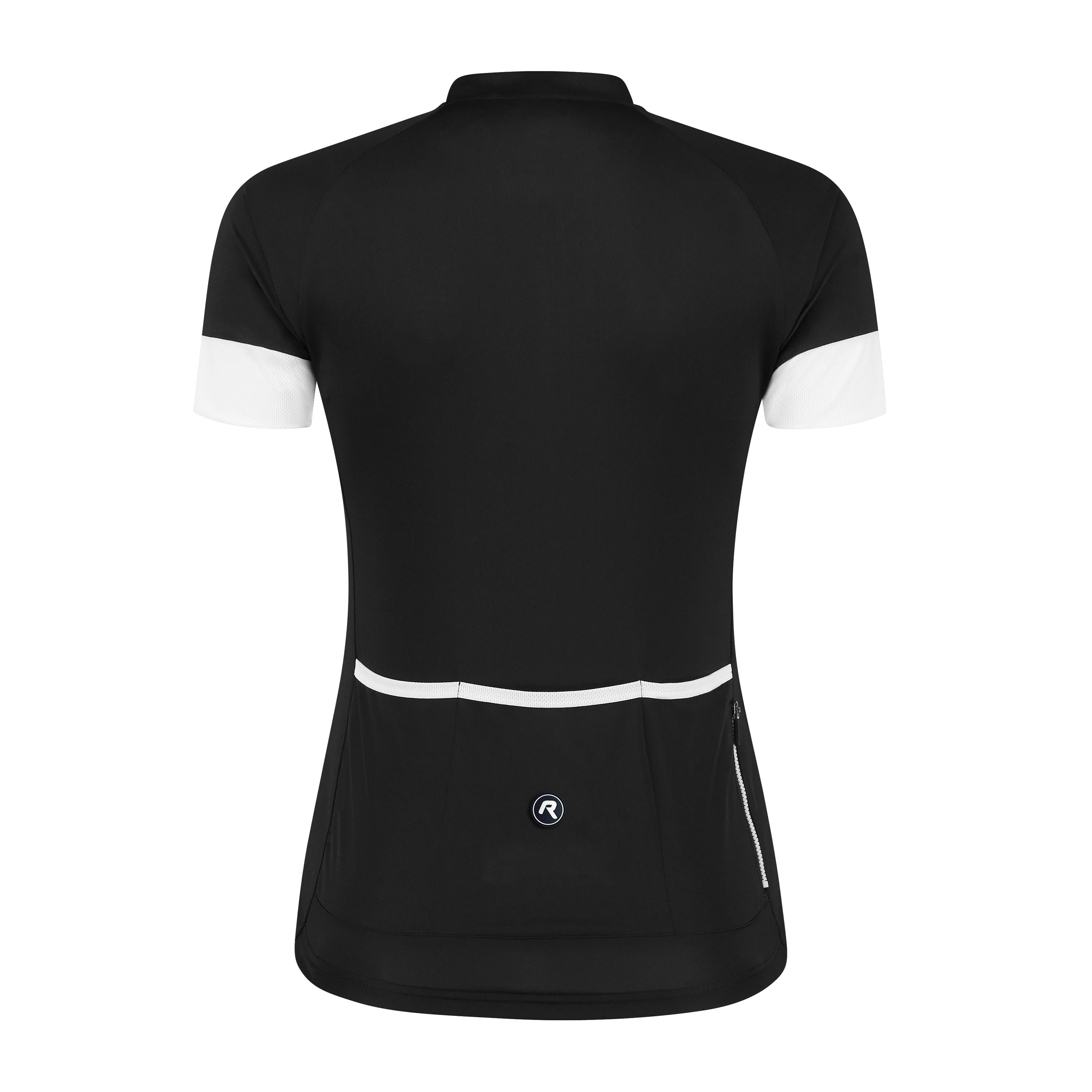 Modesta Fietshirt Ladies - Black/White