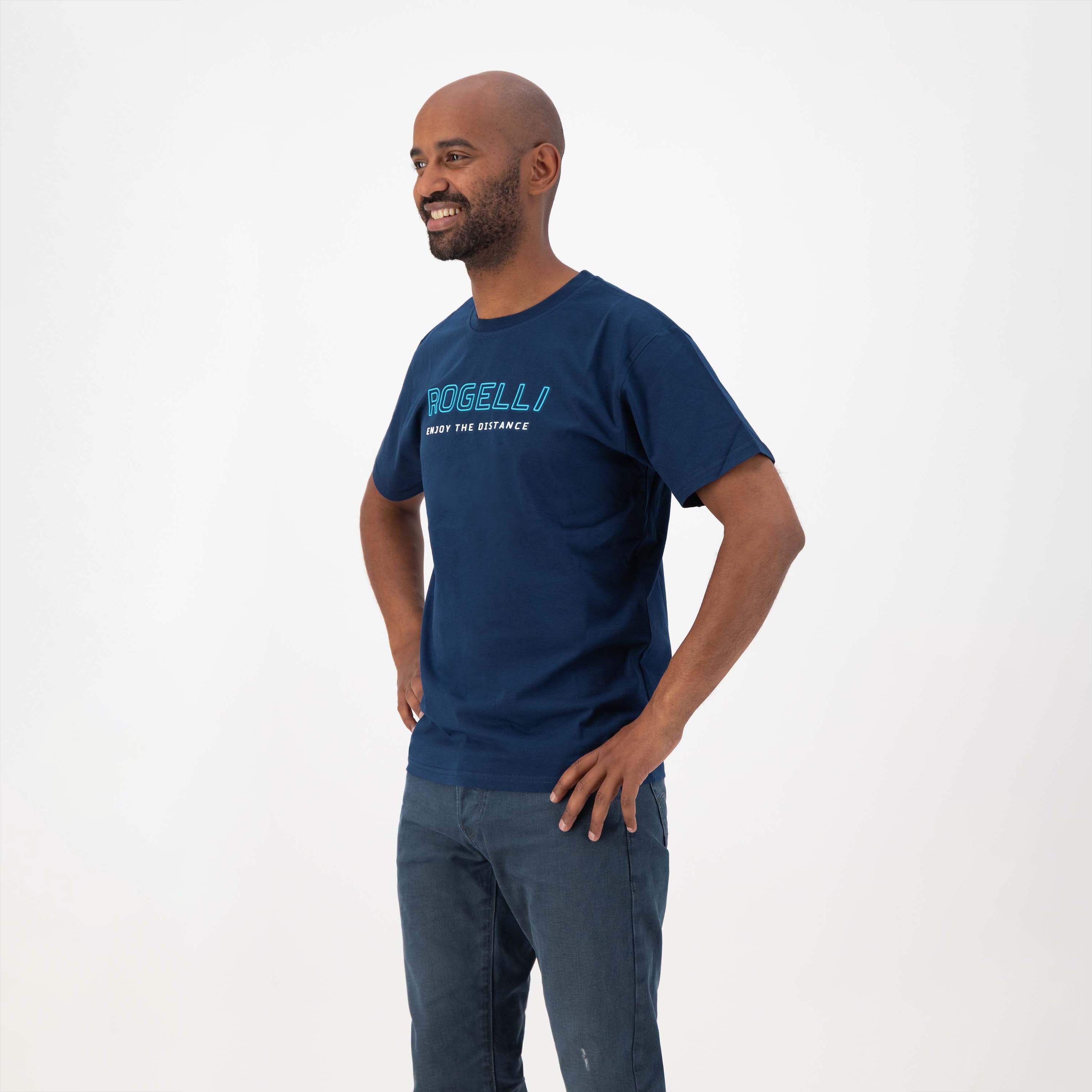 Enjoy Life logo T-shirt Men - Dark blue