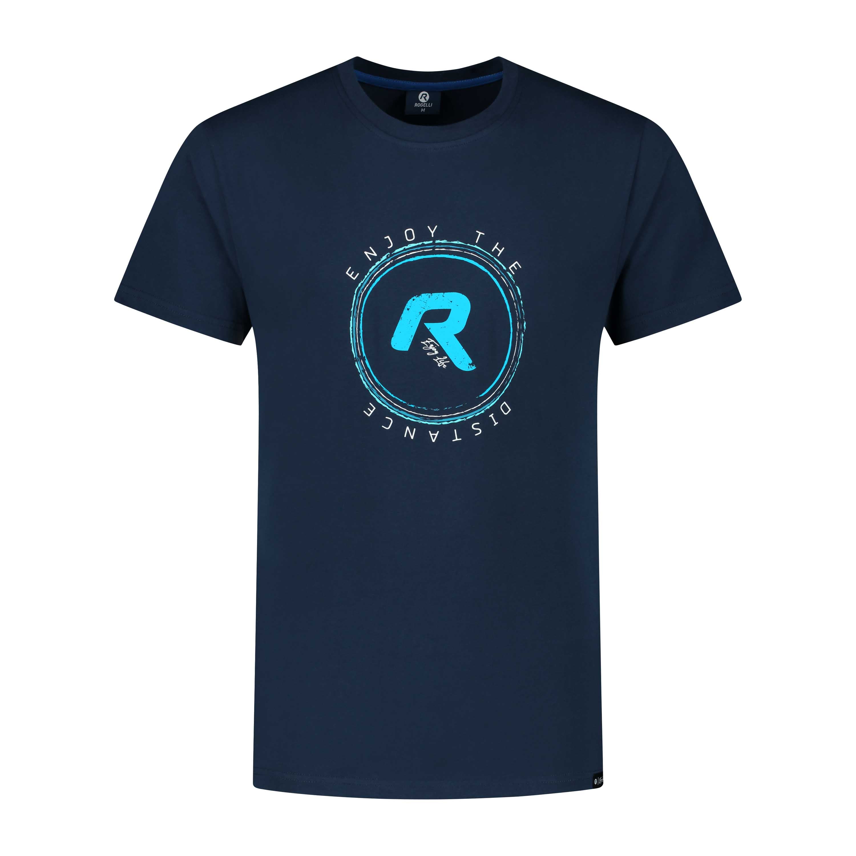 Enjoy Life Graphic T-shirt Men - Dark blue