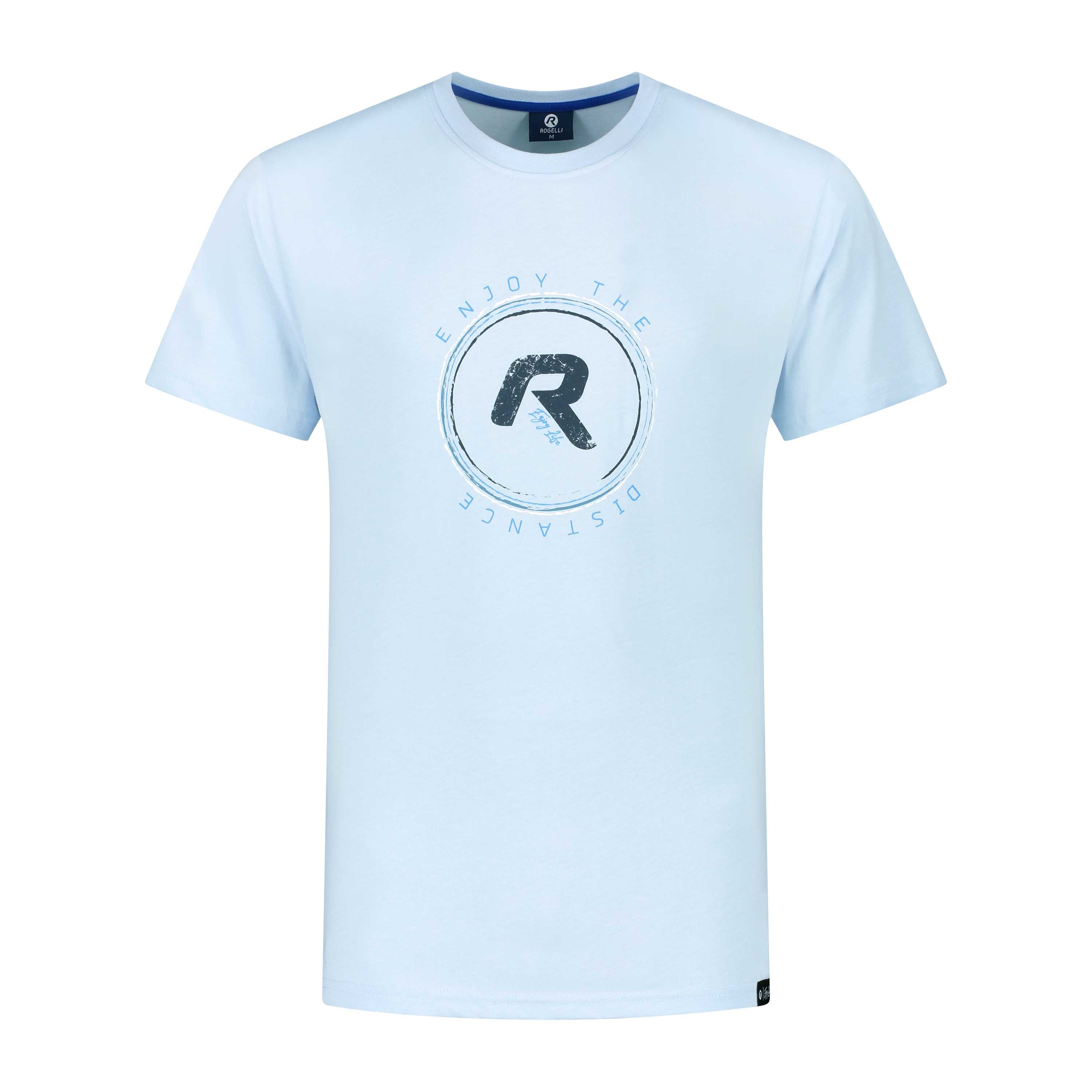 Enjoy Life Graphic T-shirt Men - light blue
