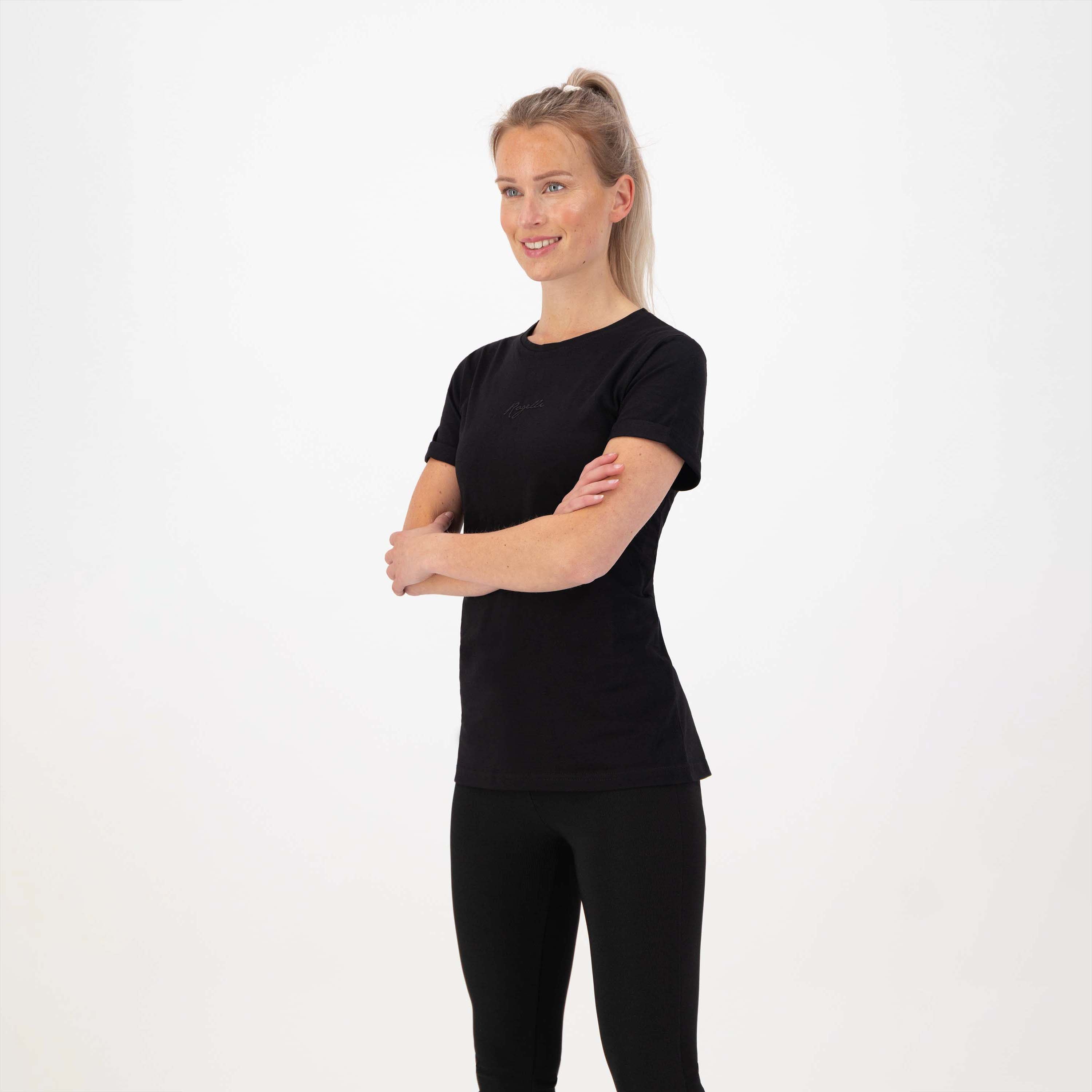 Enjoy life logo T -shirt ladies - Black