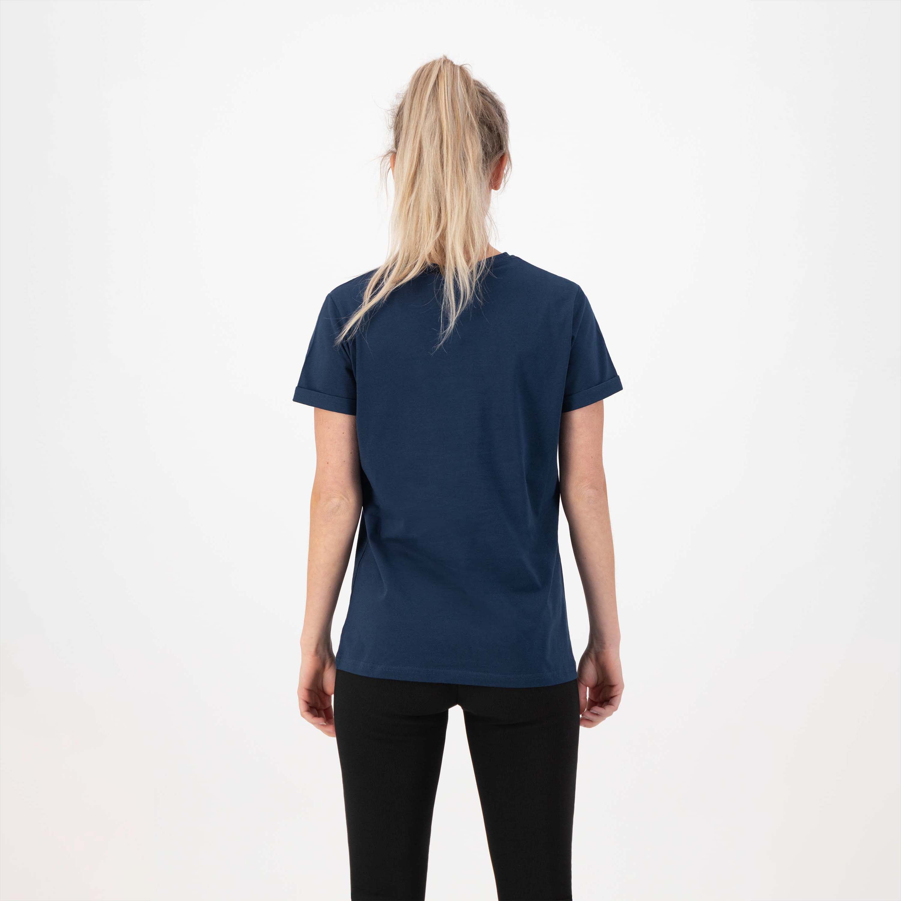 Enjoy life logo T -shirt ladies - Dark blue