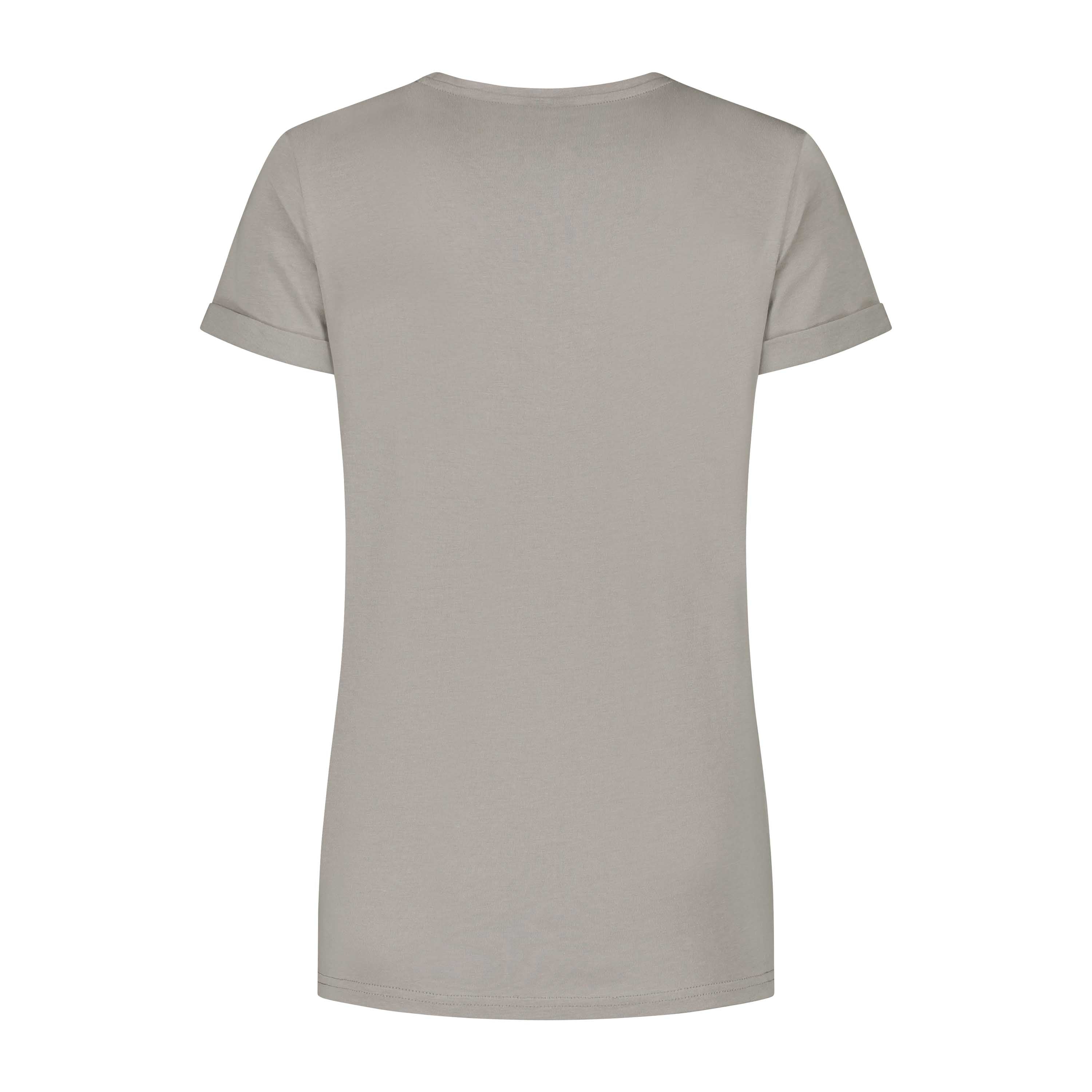 Enjoy Life logo T -shirt Ladies - Taupe