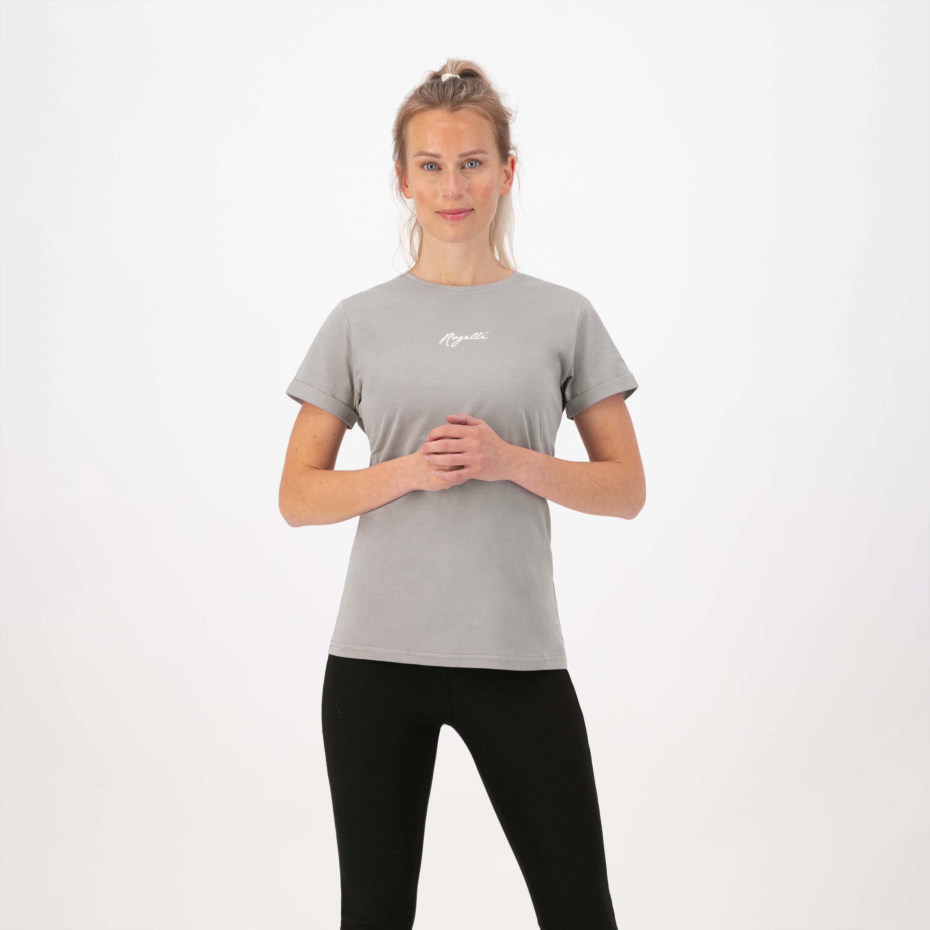 Enjoy Life logo T -shirt Ladies - Taupe