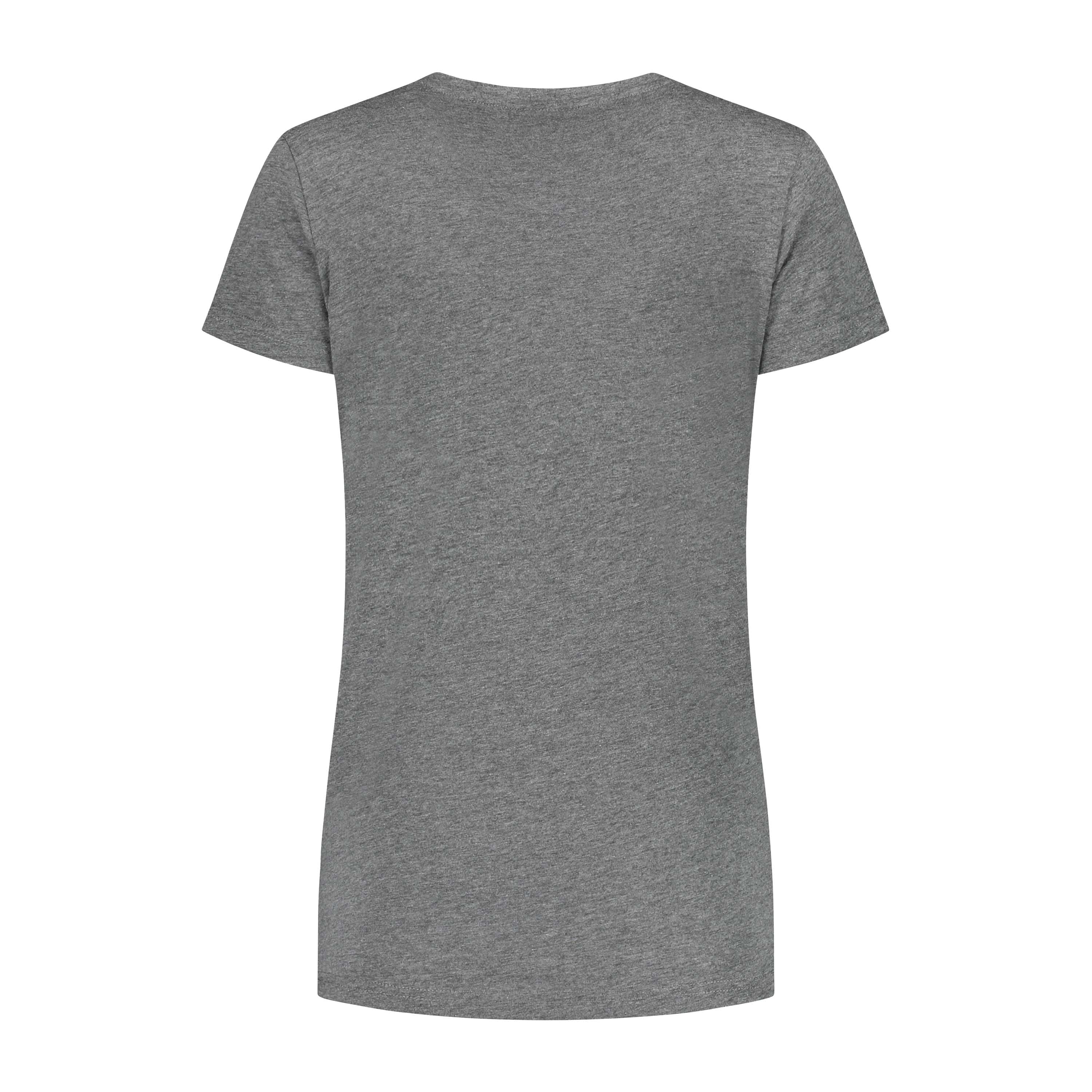 Enjoy life graphic T -shirt ladies - Gray