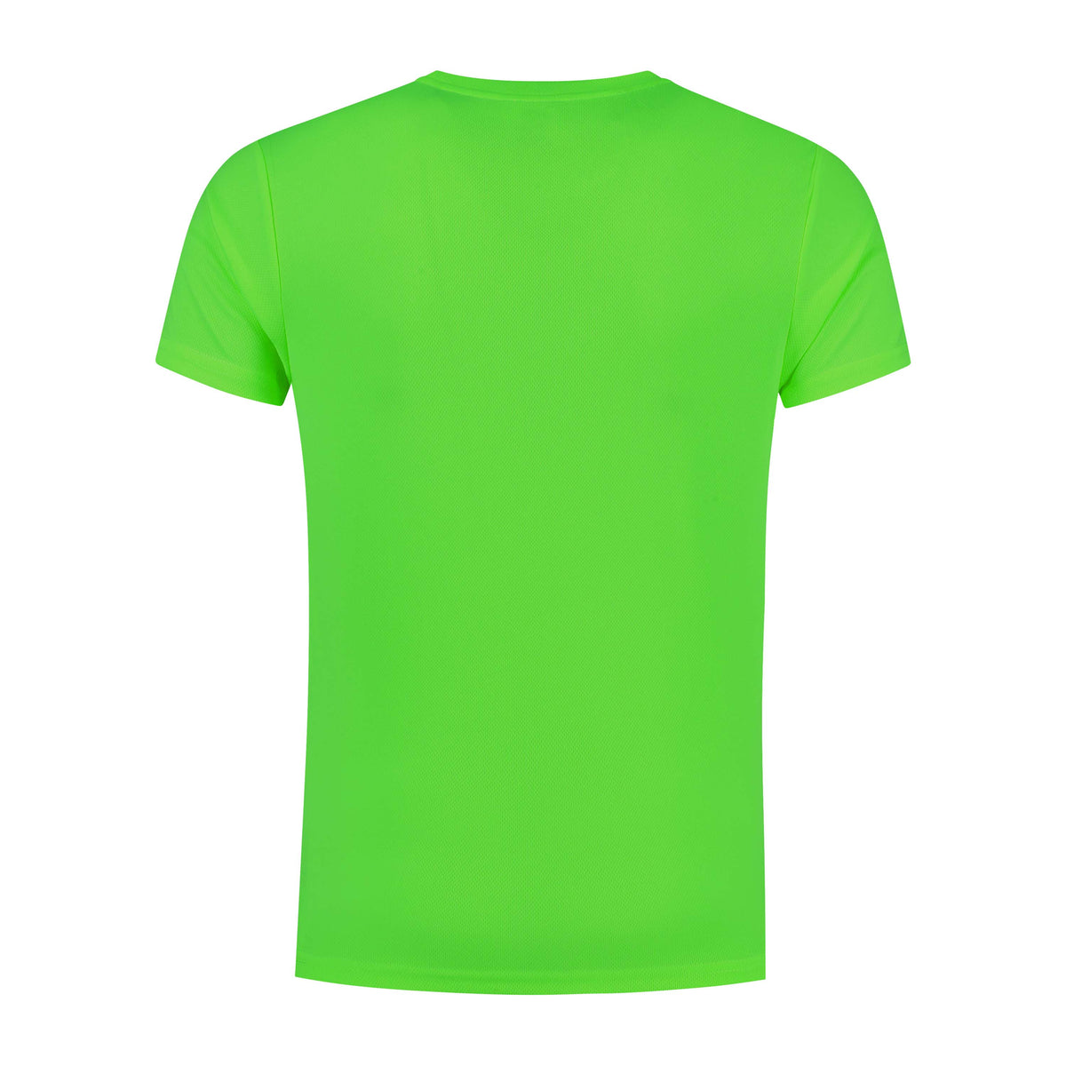 Rogelli Promo shirt korte mouw heren groen achterkant.