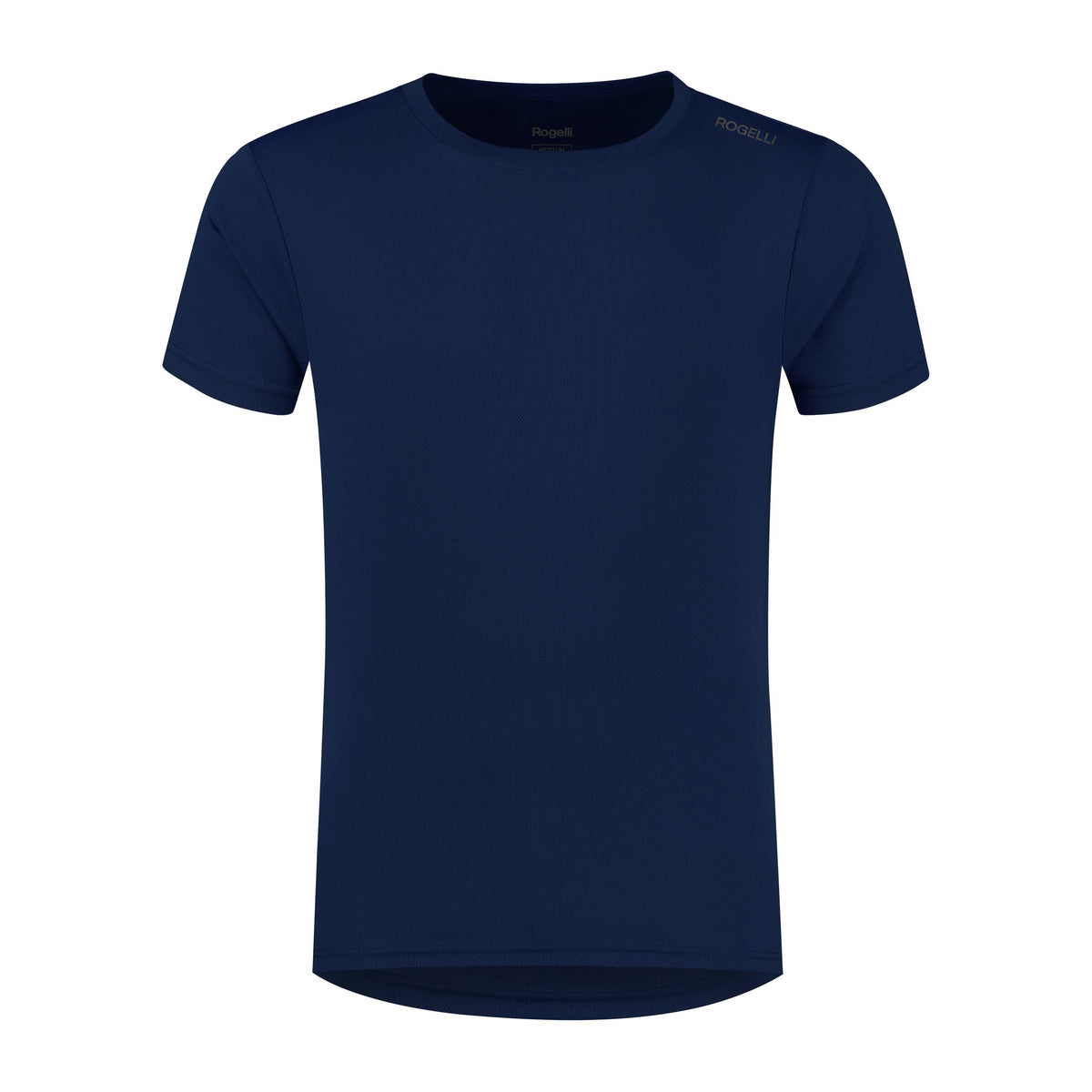 Rogelli Promo shirt korte mouw heren donkerblauw voorkant.