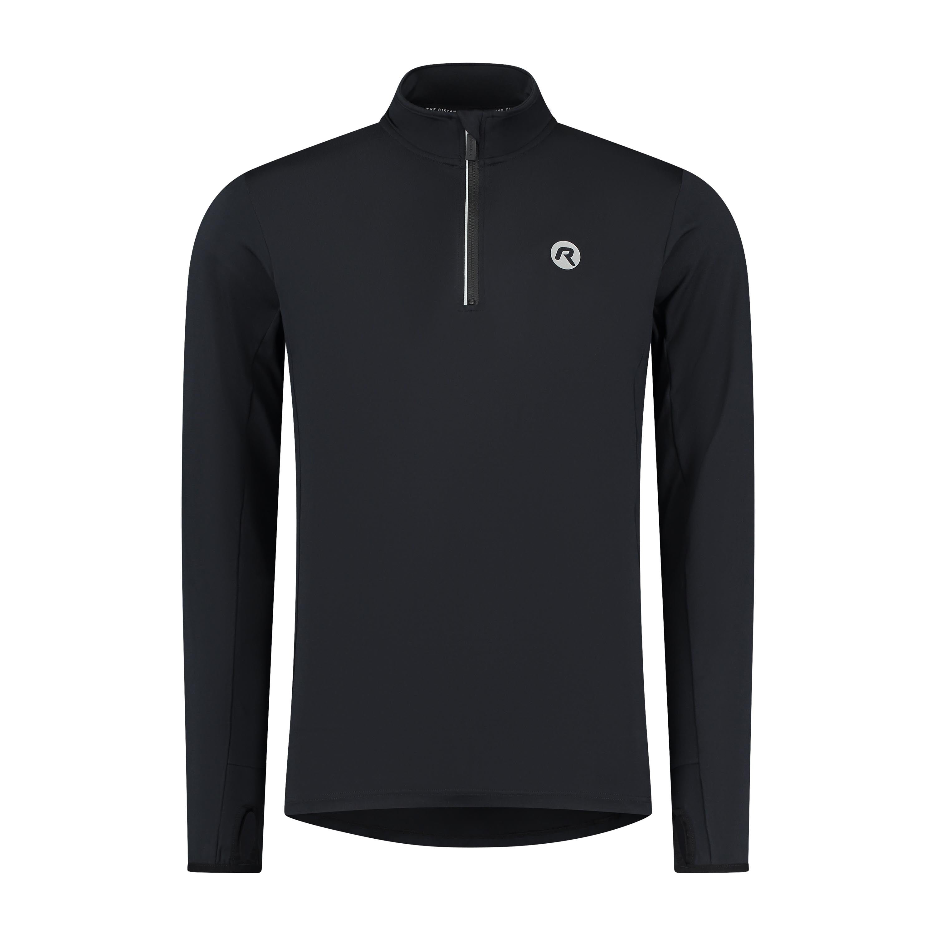 Core Running top long sleeve 1/2 zip Men - Black