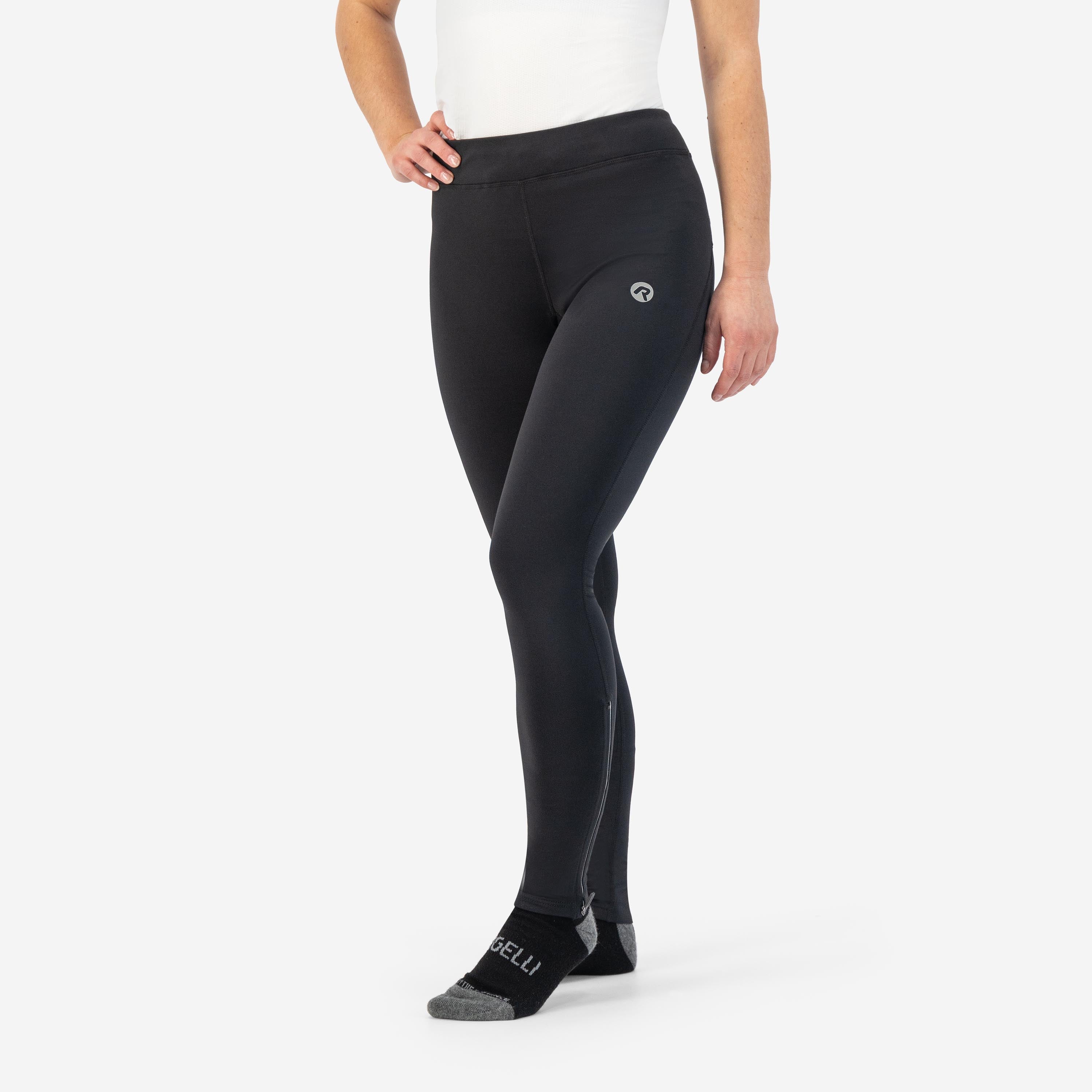 Core Long lined running Ladies - Black